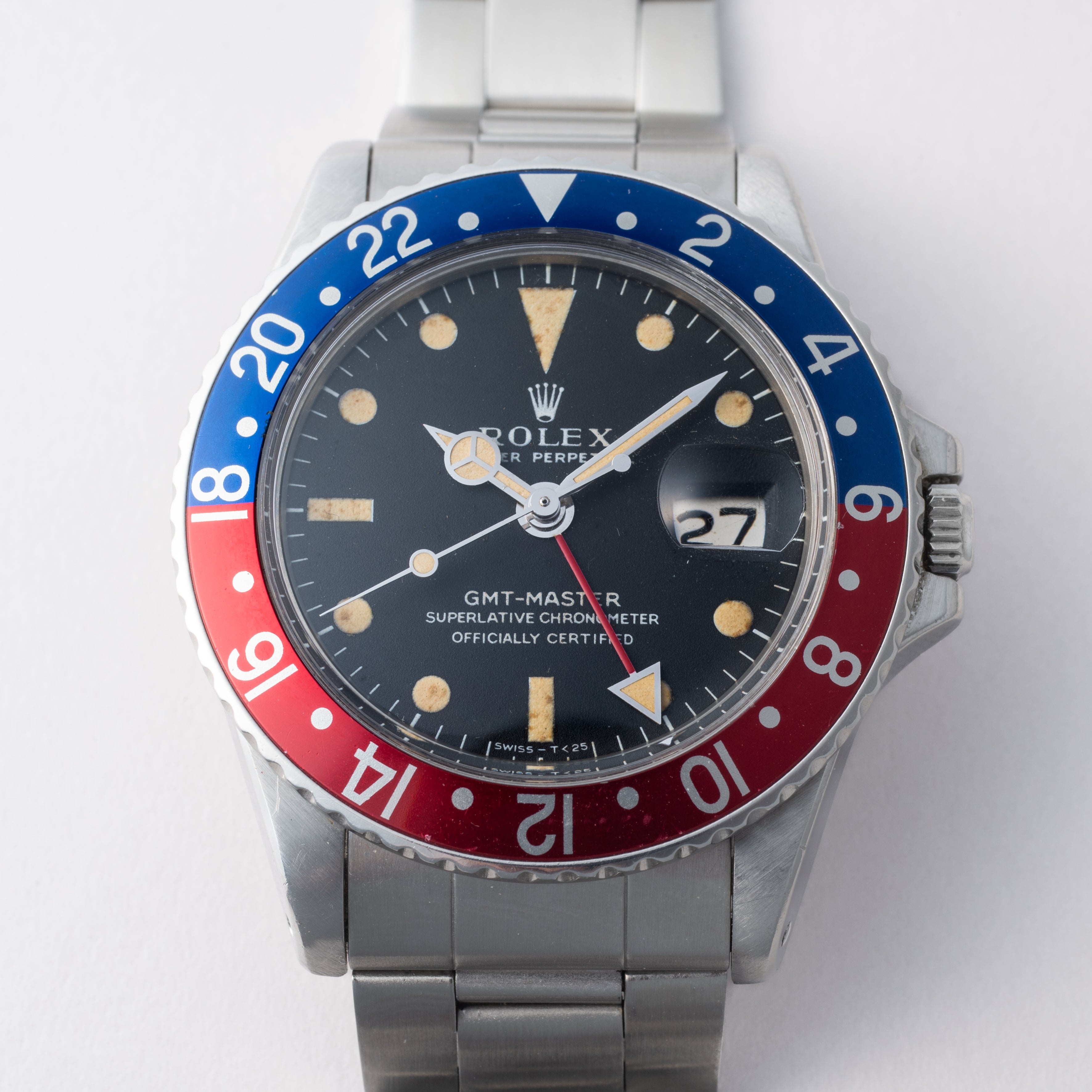 ロレックス GMTマスター ペプシベゼル 1971年製 Ref.1675 ロングEダイヤル