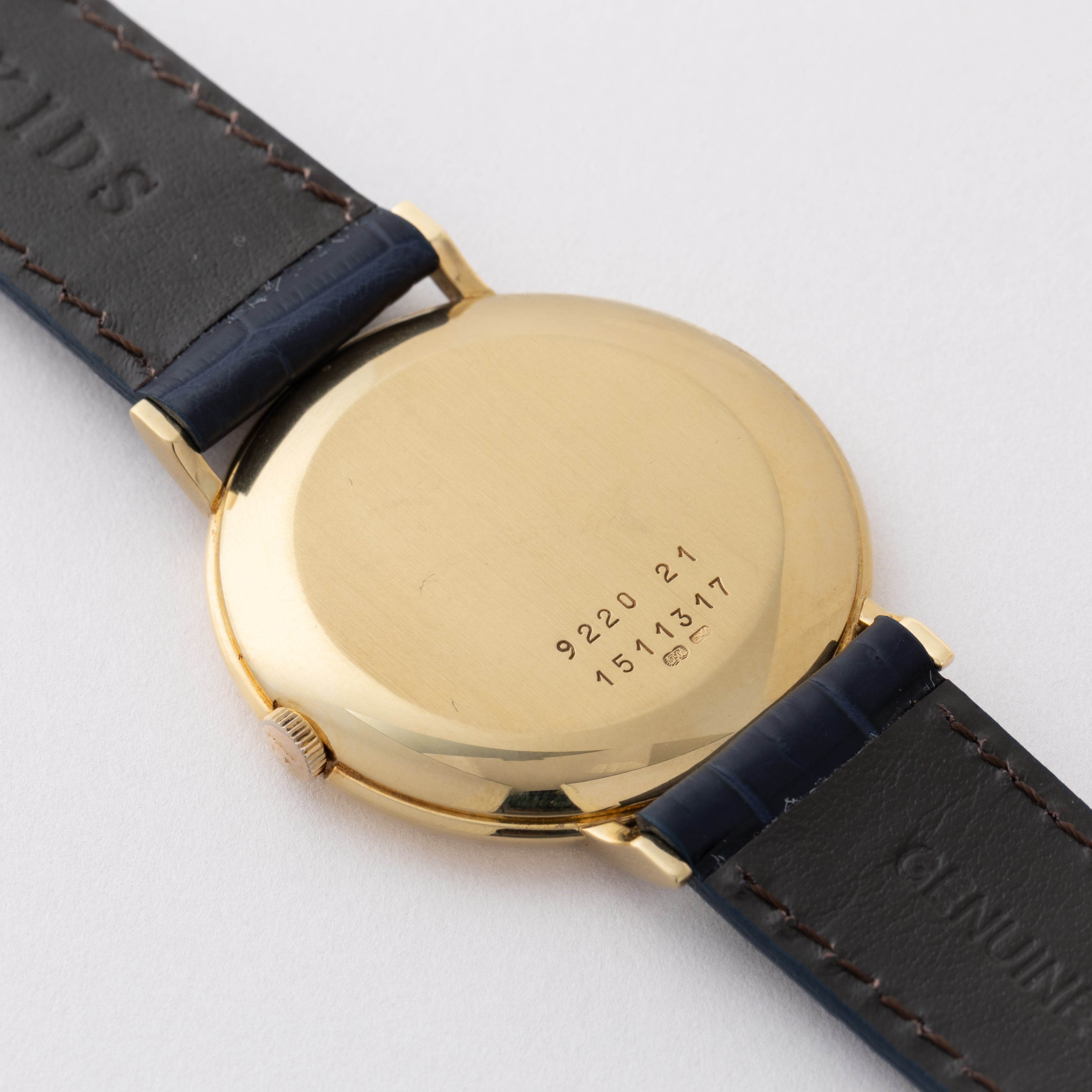 ジャガールクルト ラウンドケース 1970年代製 18金無垢 ローマンダイヤル Ref.9220-21