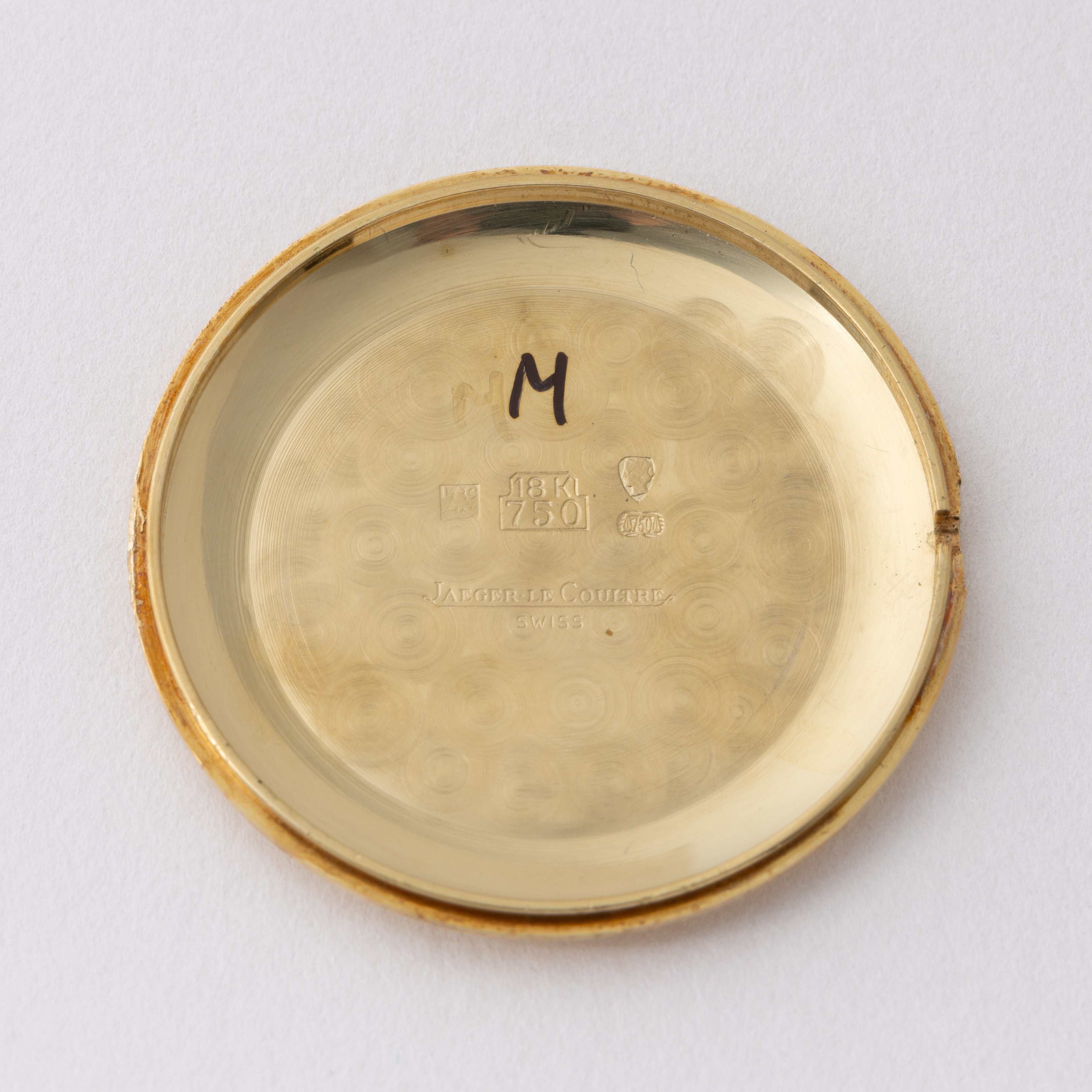 ジャガールクルト ラウンドケース 1970年代製 18金無垢 ローマンダイヤル Ref.9220-21