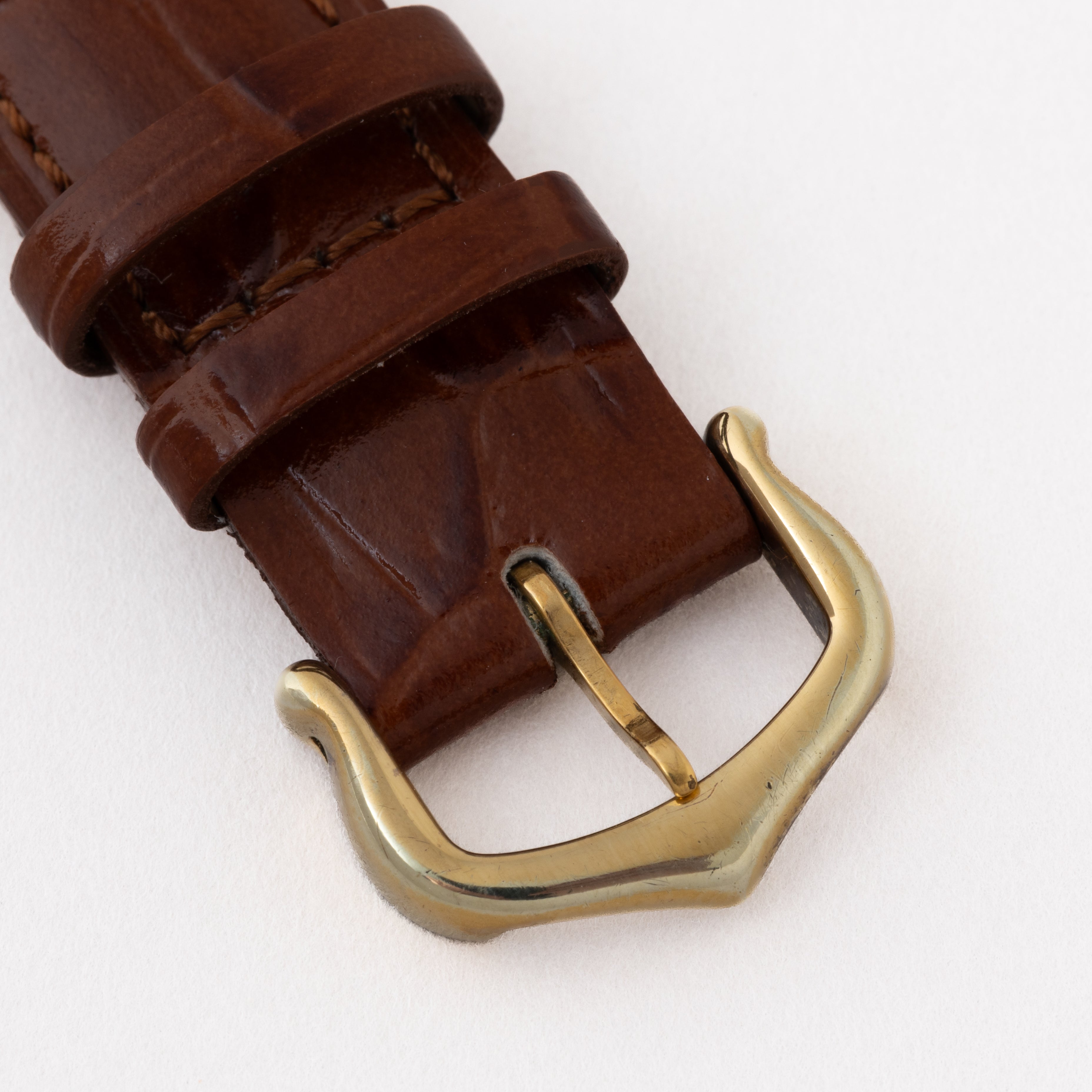 カルティエ マストタンク SMサイズ 1980年代 アイボリーローマンダイヤル 純正尾錠付き