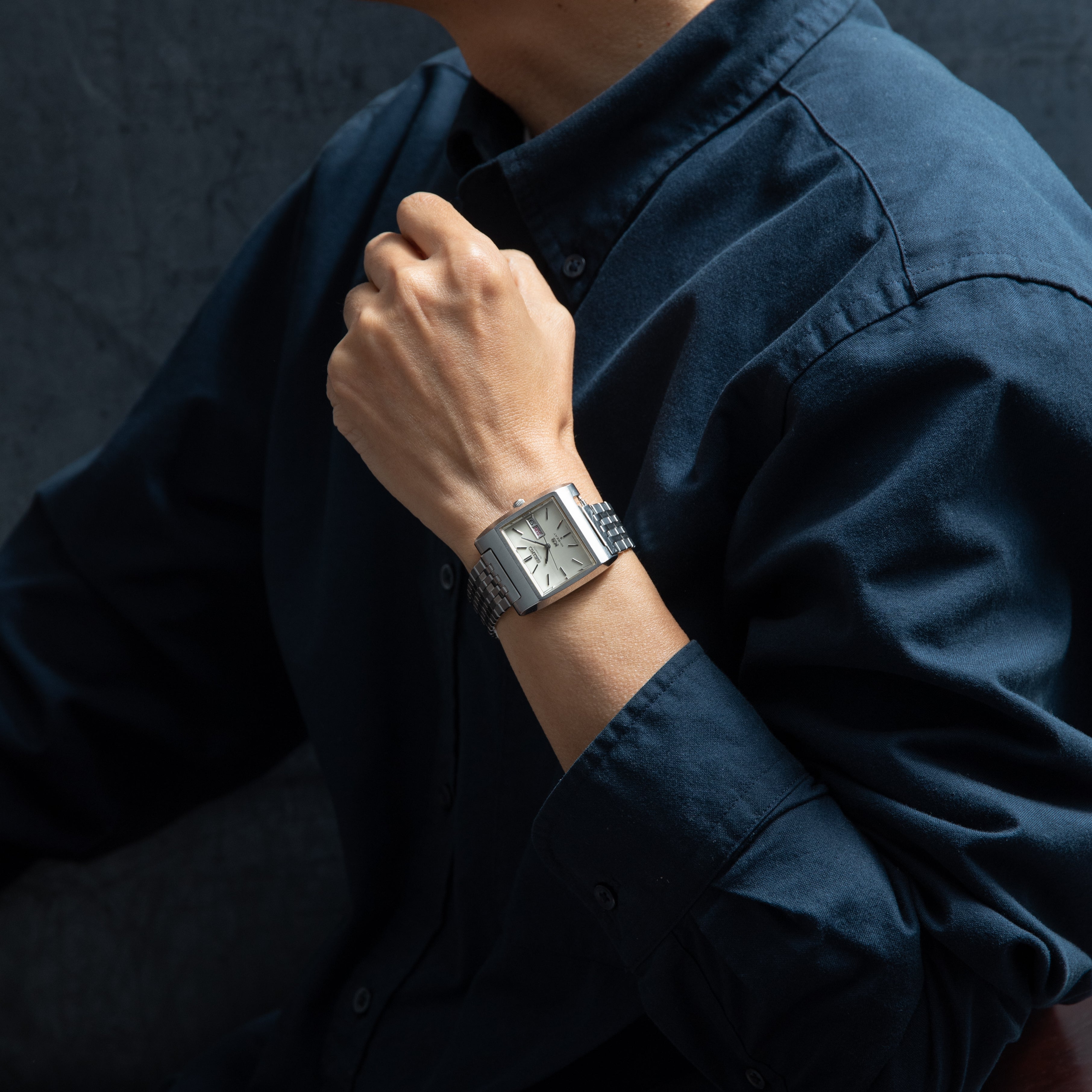 キングセイコー 1971年製 56KS Ref.5626-5010 スクエアモデル カットガラス ブレス付き