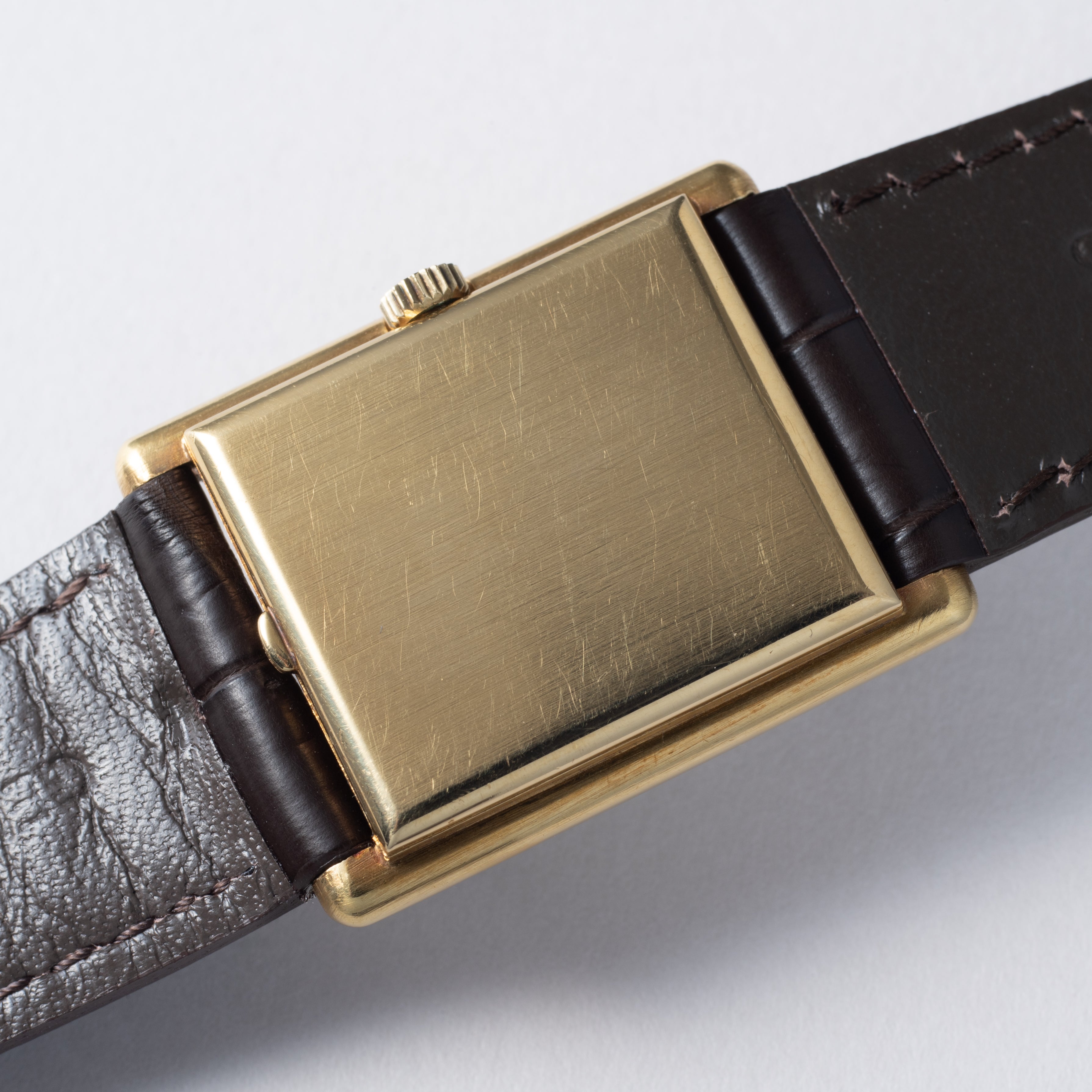 オメガ デ・ヴィル レクタンギュラー 18金無垢ケース 1973年製 タンクウォッチ