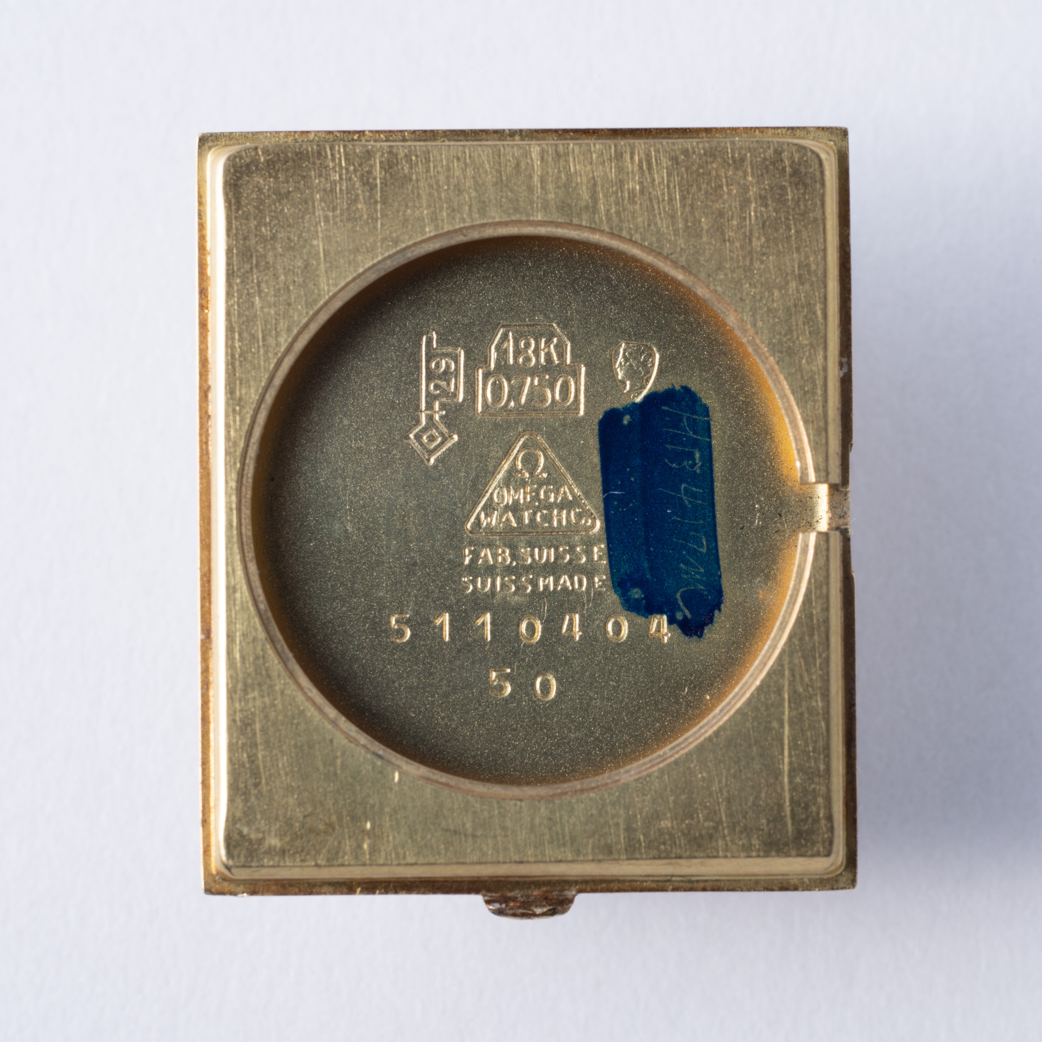 オメガ デ・ヴィル レクタンギュラー 18金無垢ケース 1973年製 タンクウォッチ