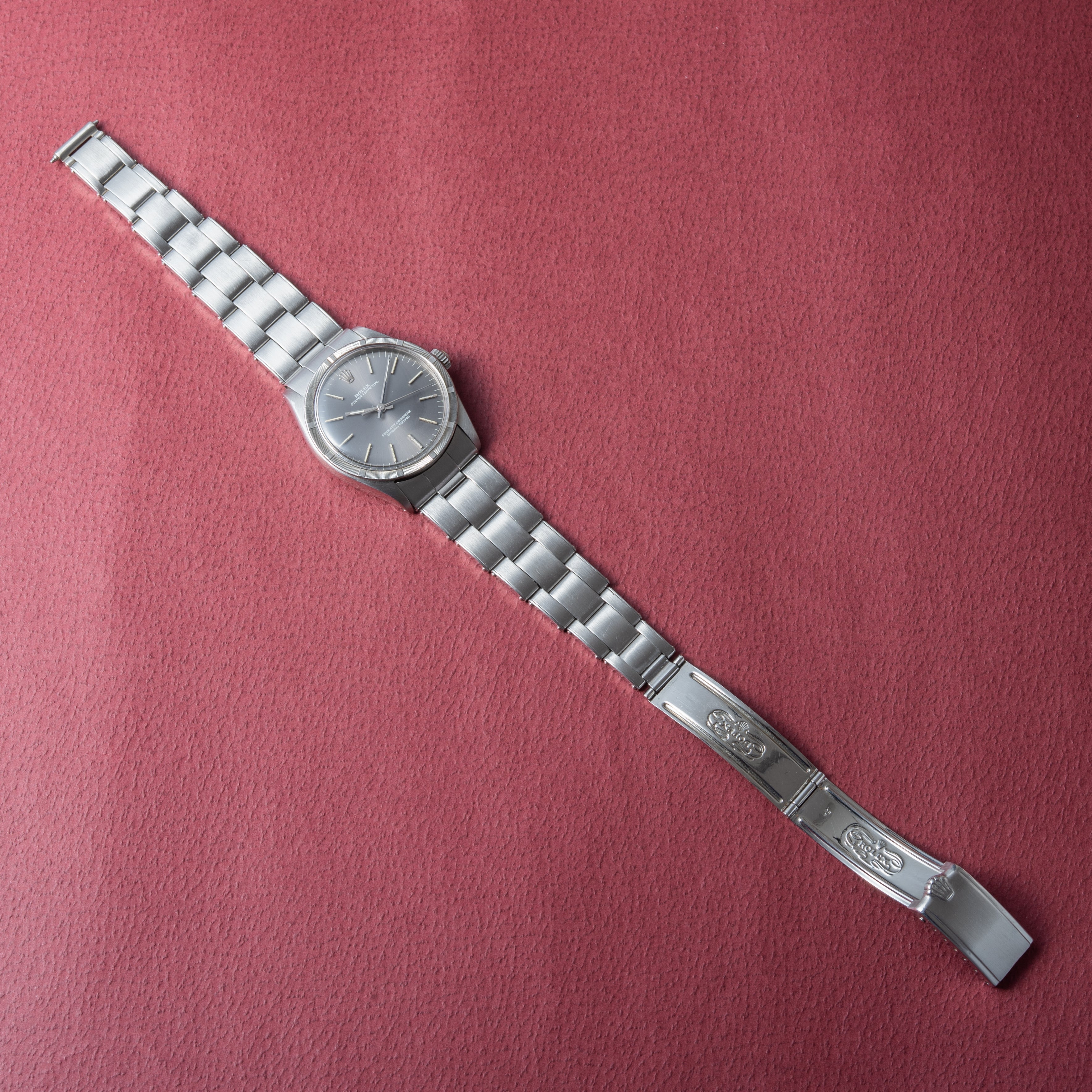 ロレックス オイスターパーペチュアル 1967年製 Ref.1007 グレーダイヤル