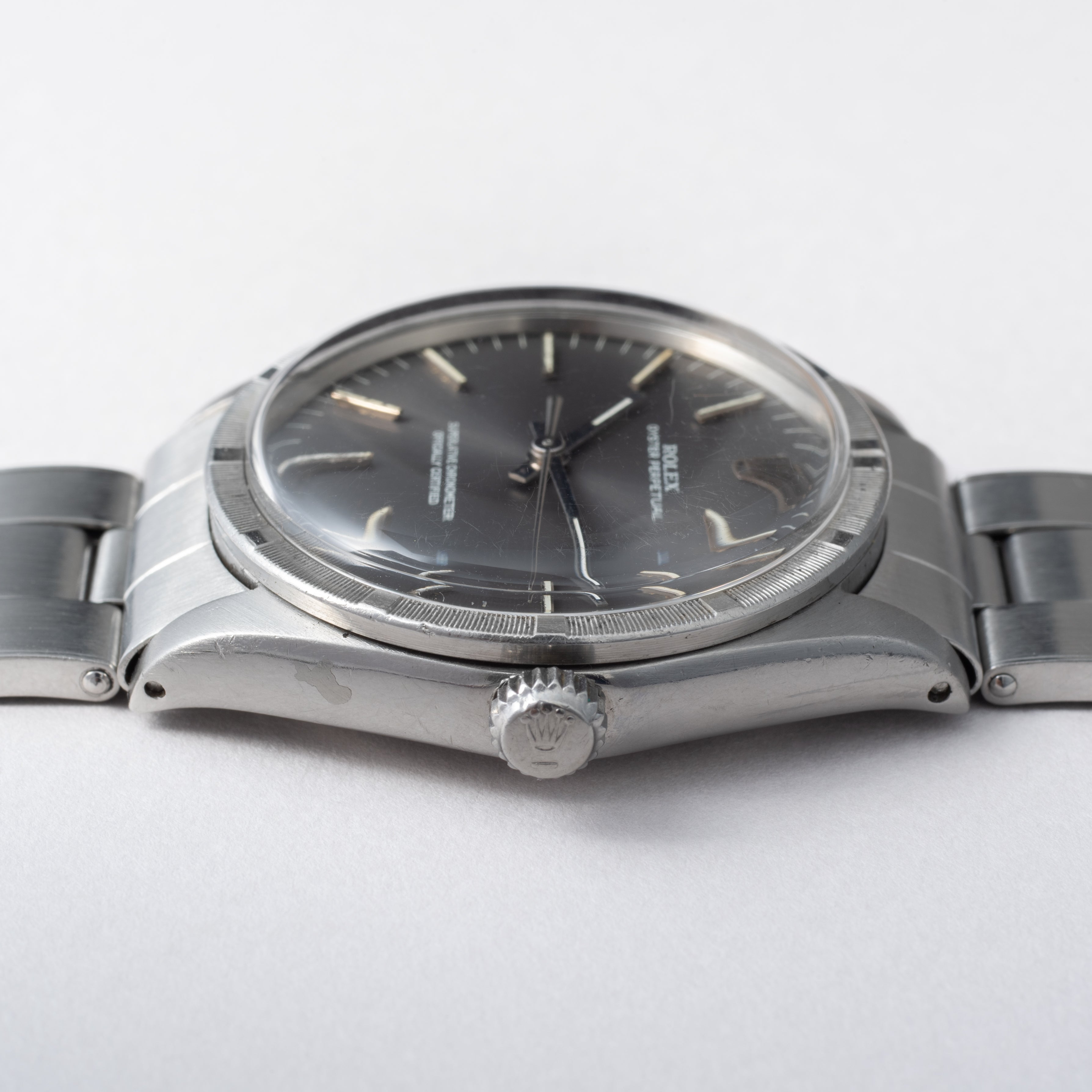 ロレックス オイスターパーペチュアル 1967年製 Ref.1007 グレーダイヤル