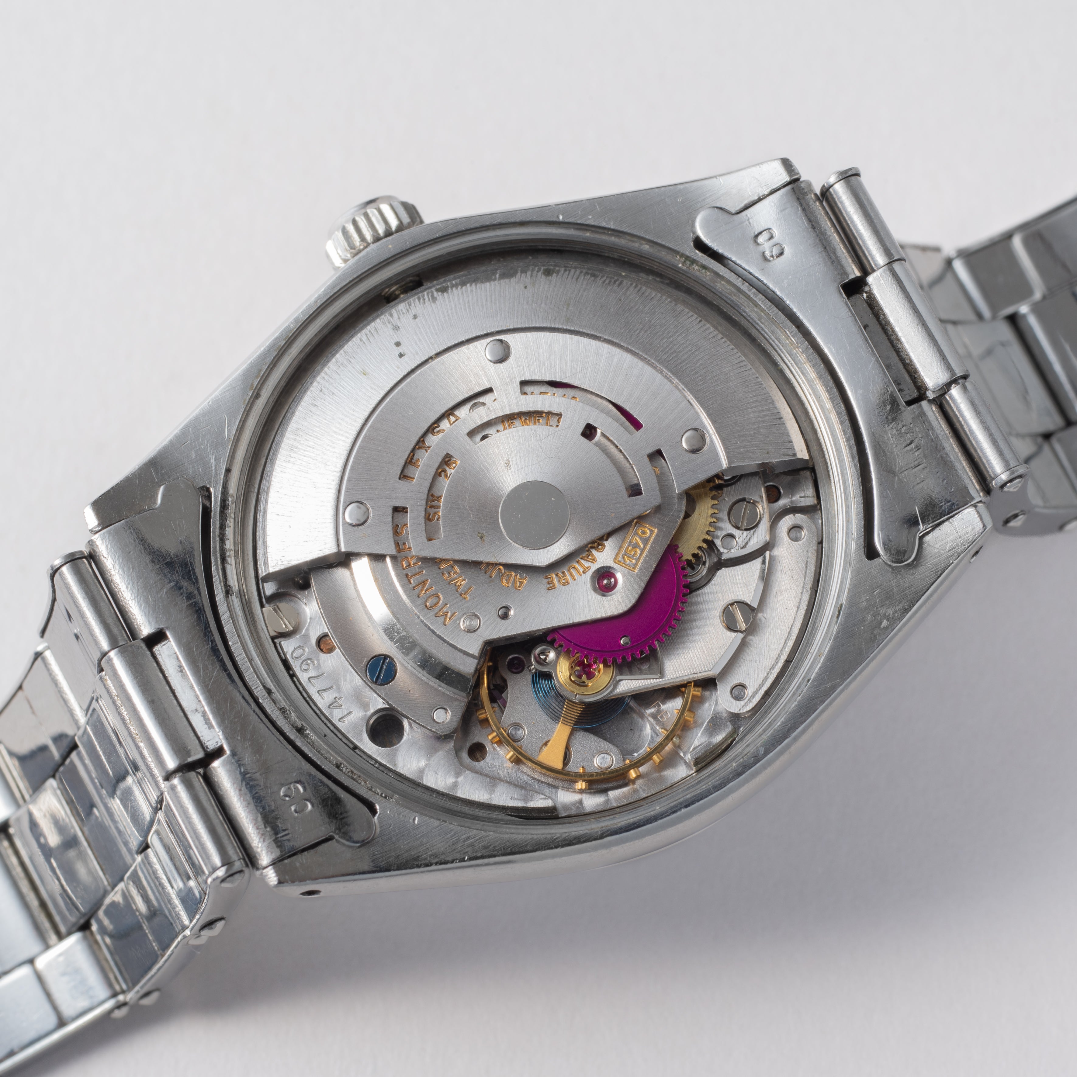 ロレックス オイスターパーペチュアル 1967年製 Ref.1007 グレーダイヤル