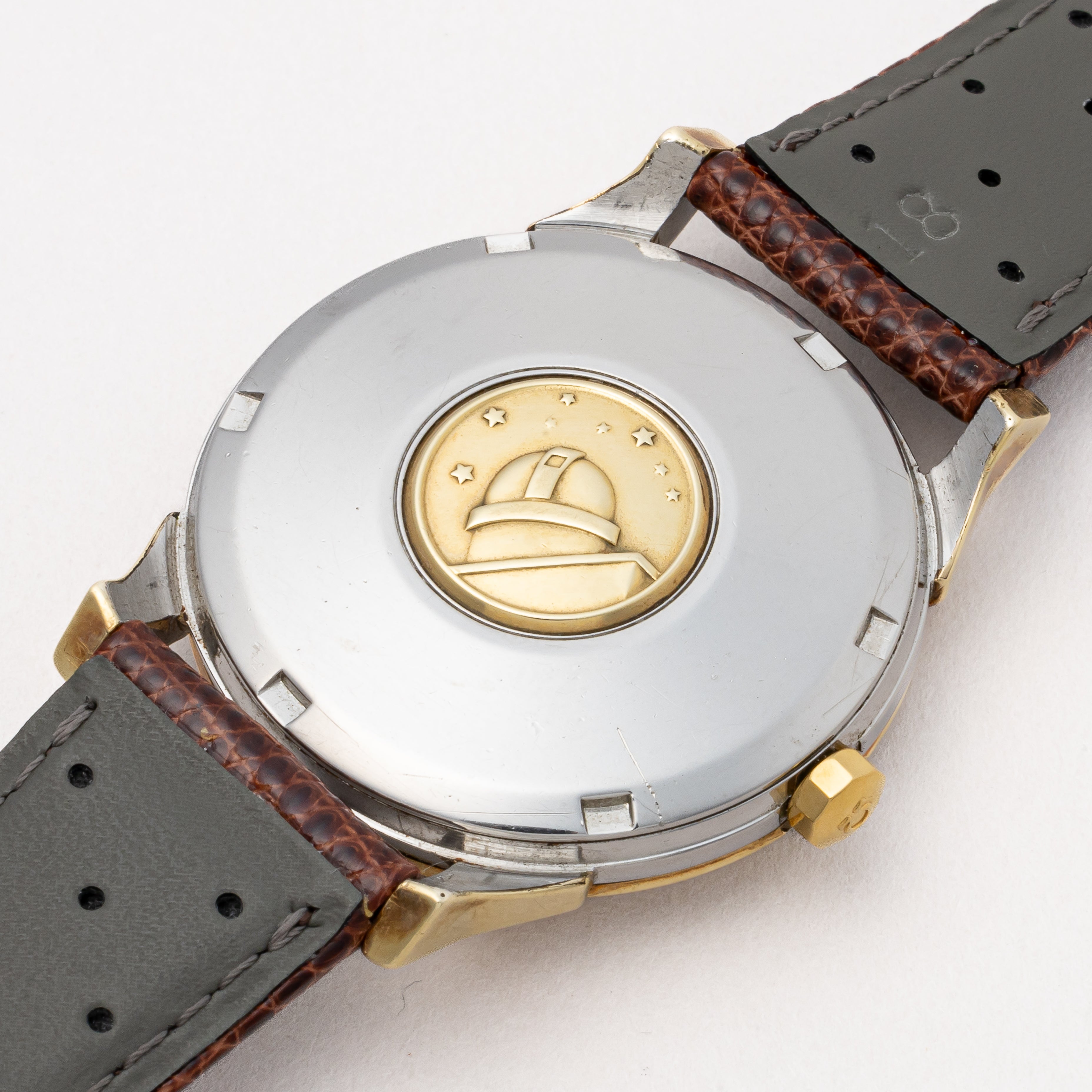 オメガ コンステレーション 12角 パイパンダイヤル 1965年製 金張り Ref.167.005 純正尾錠付き