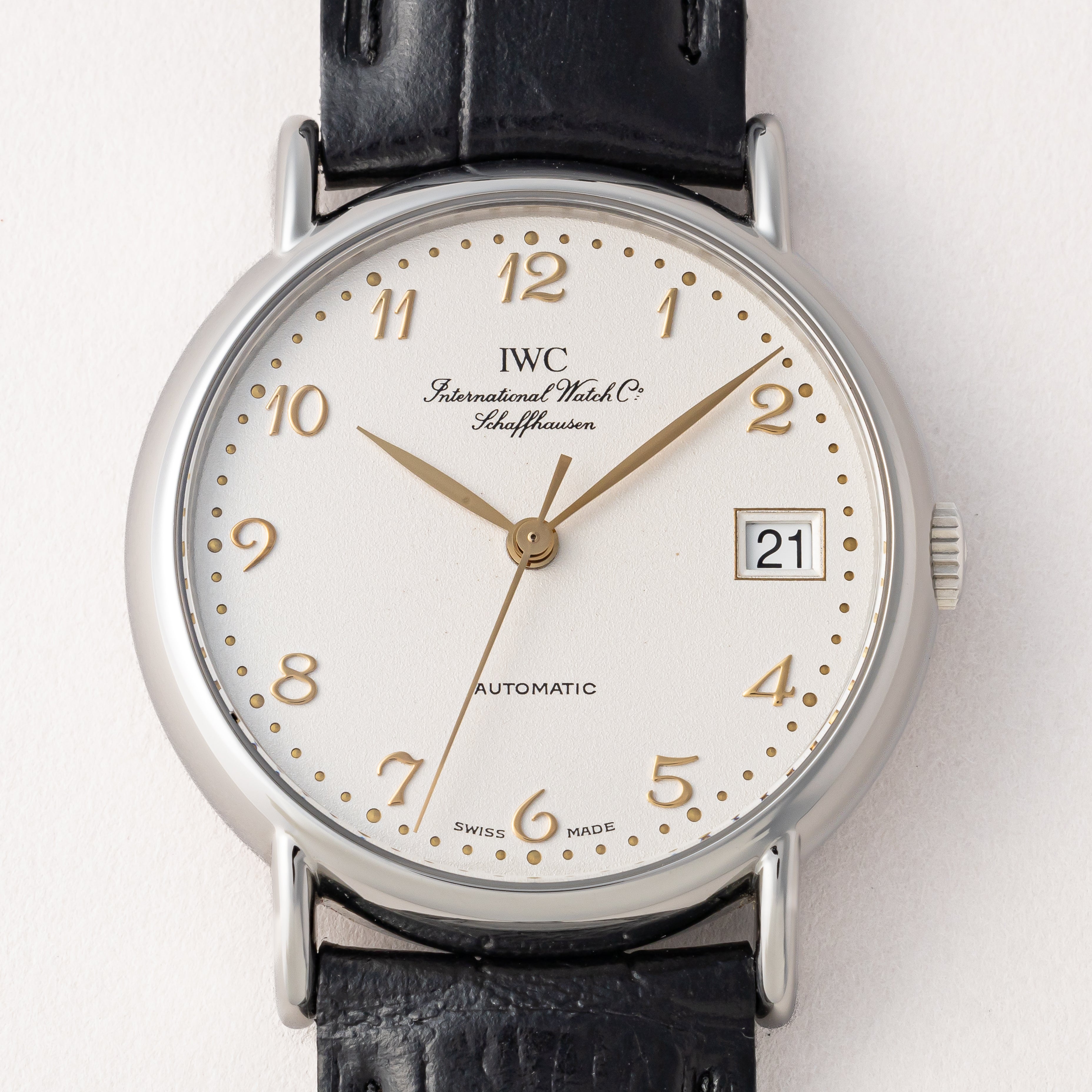 ポートフィノ 2002年製 デイト アラビアダイヤル 箱、ギャラ、説明書付き