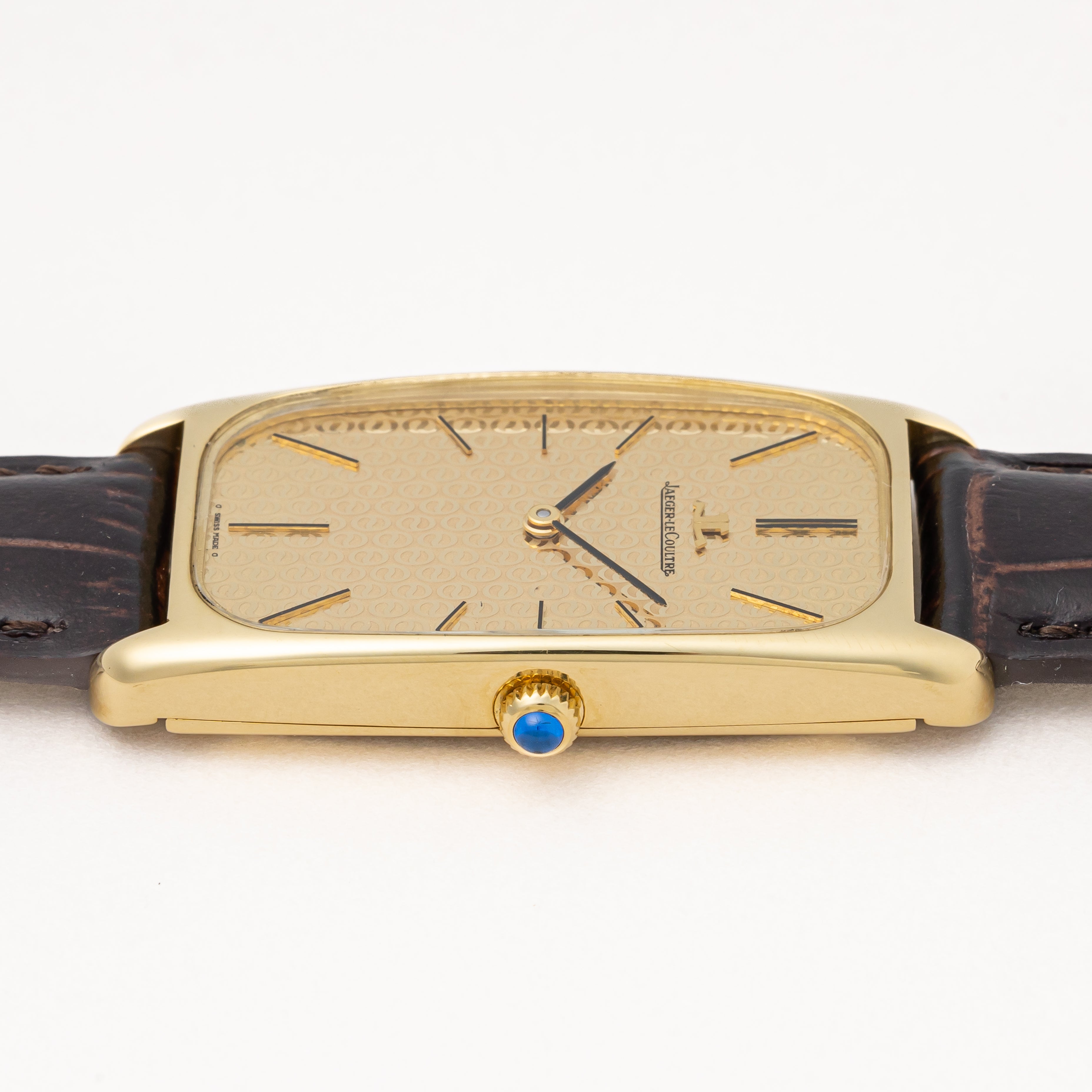 ジャガールクルト レクタンギュラー 18金無垢 Ref.9107.21 箱付き 1980年代製