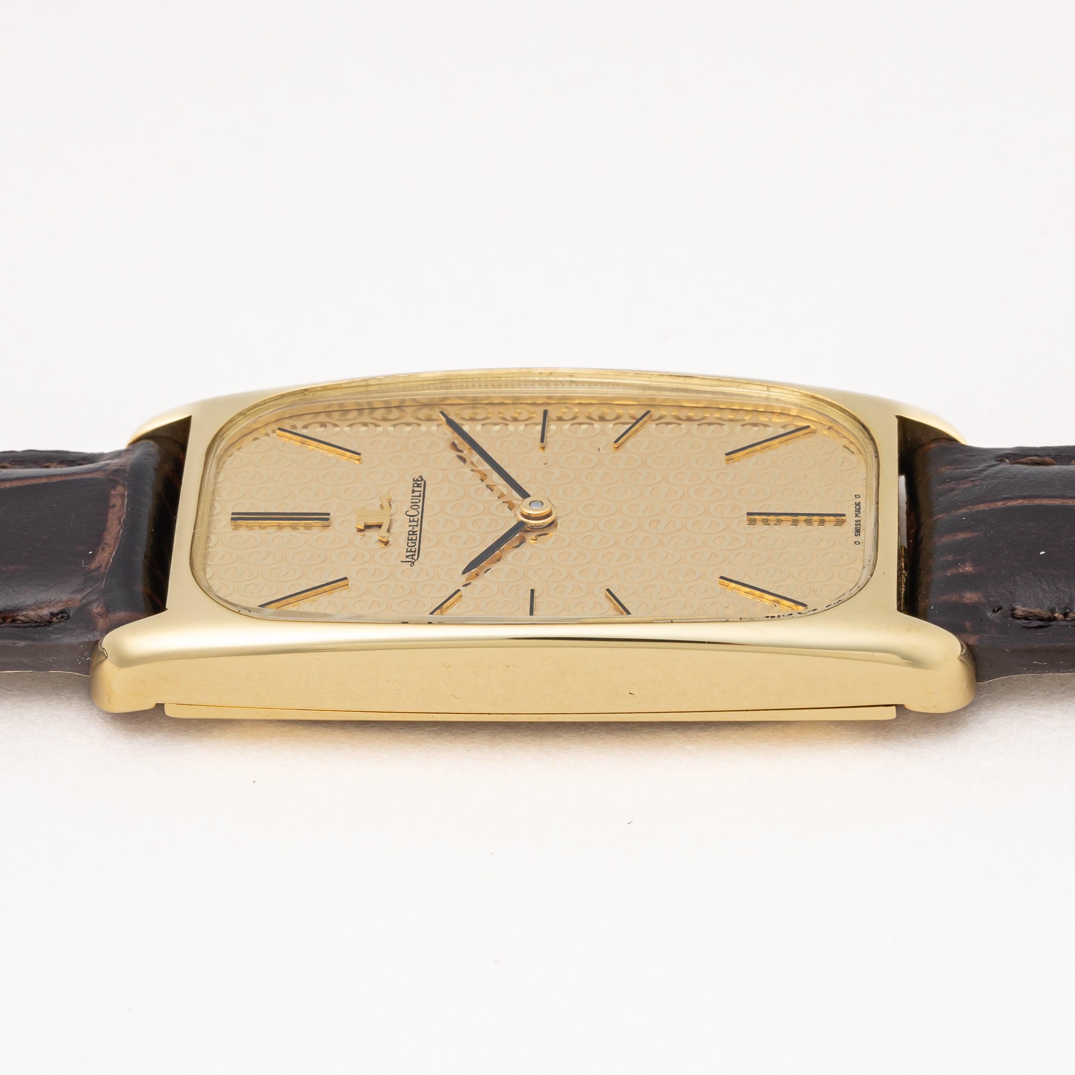 ジャガールクルト レクタンギュラー 18金無垢 Ref.9107.21 箱付き 1980年代製