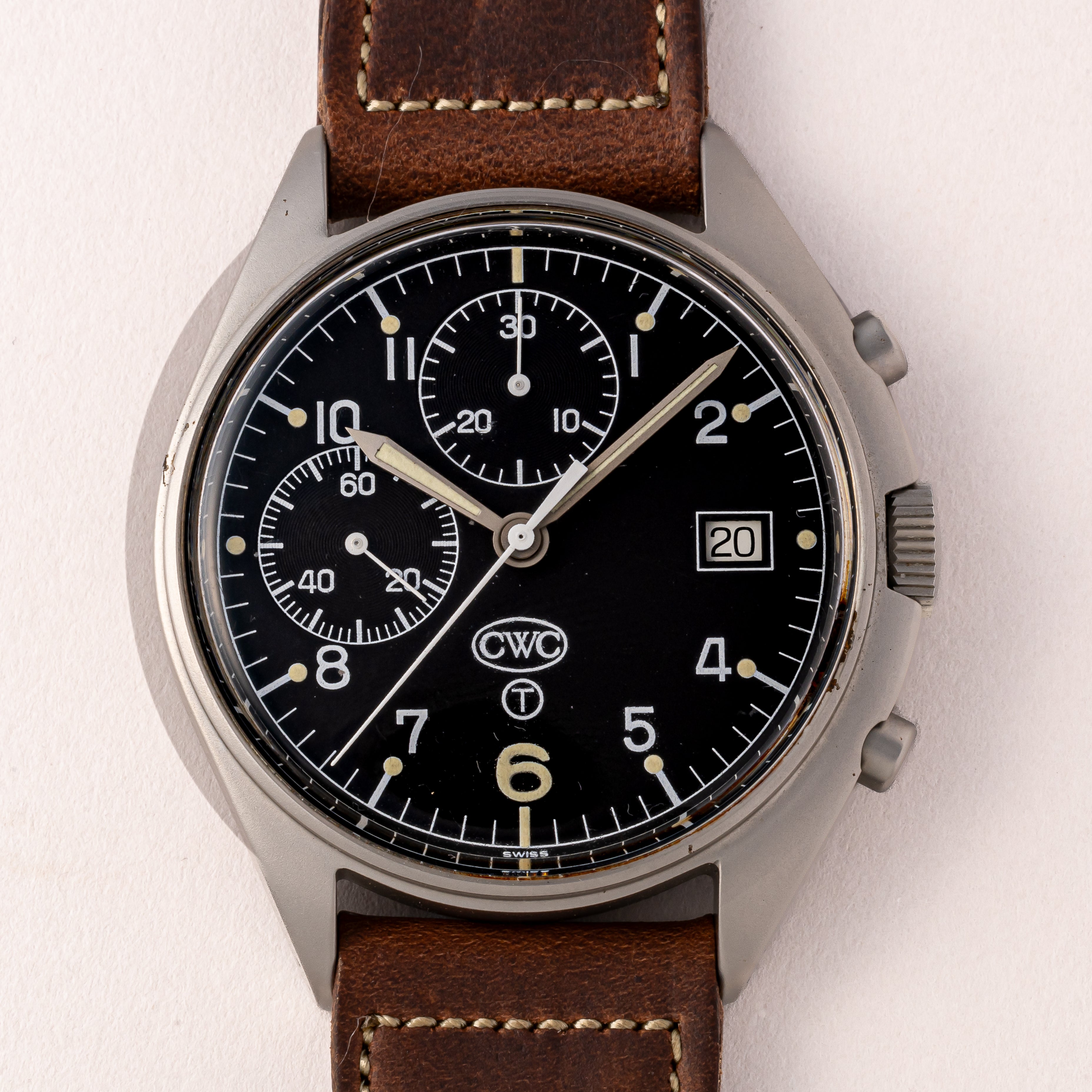CWCブロードアロー ミリタリークロノグラフ 1990年代製 Ref.6645-99