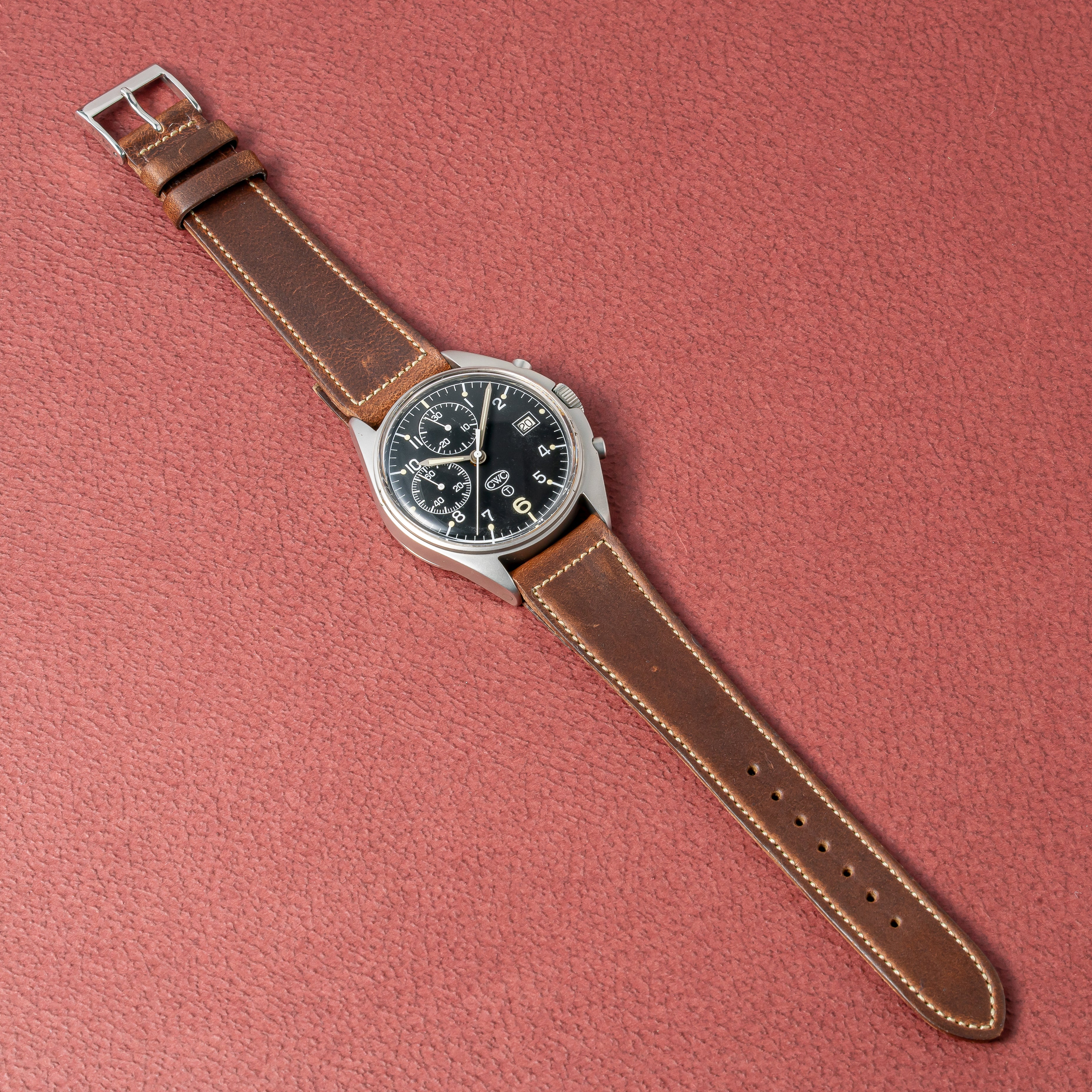 CWCブロードアロー ミリタリークロノグラフ 1990年代製 Ref.6645-99