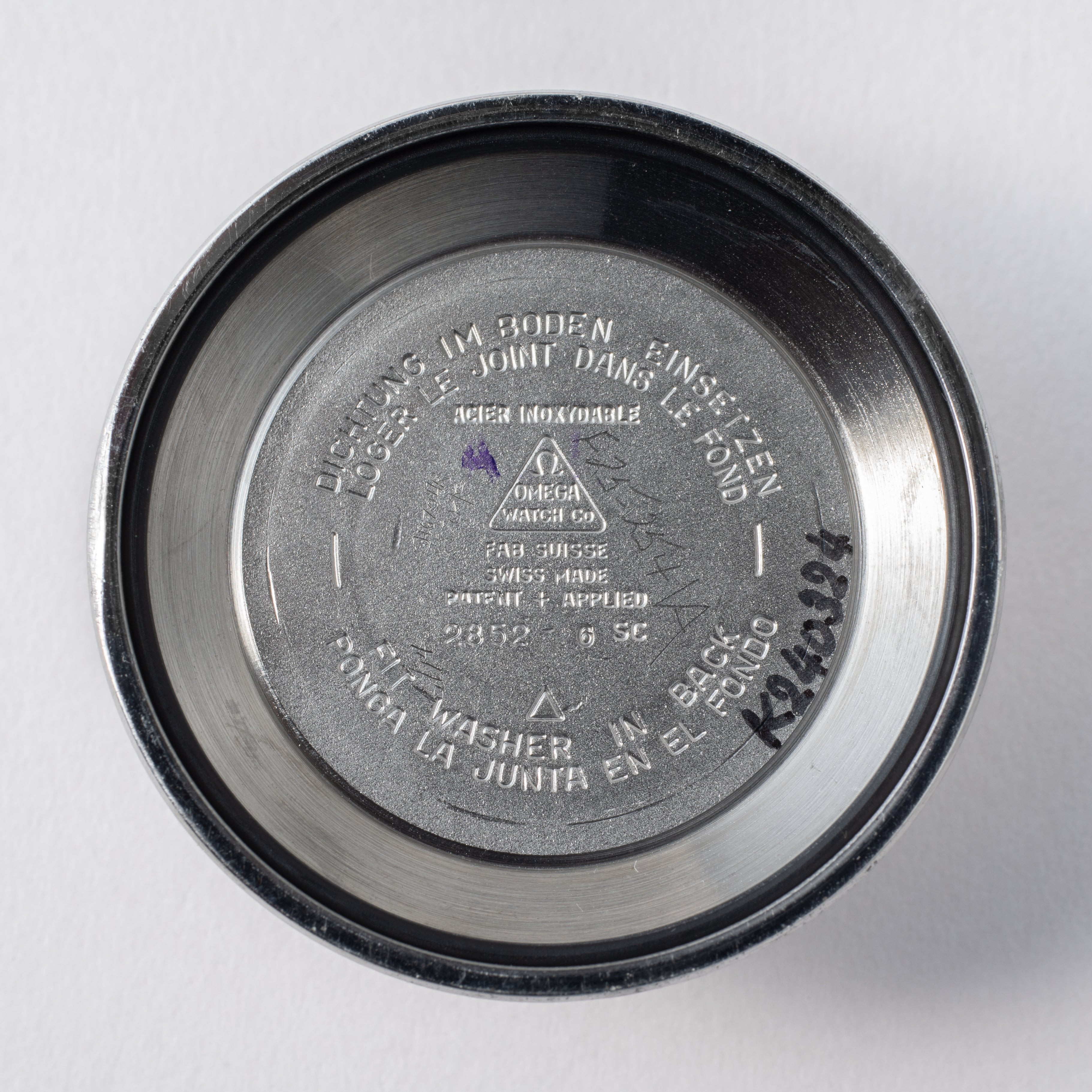 オメガ コンステレーション ブラックギョーシェダイヤル 1958年製 Ref.2852-6 SC