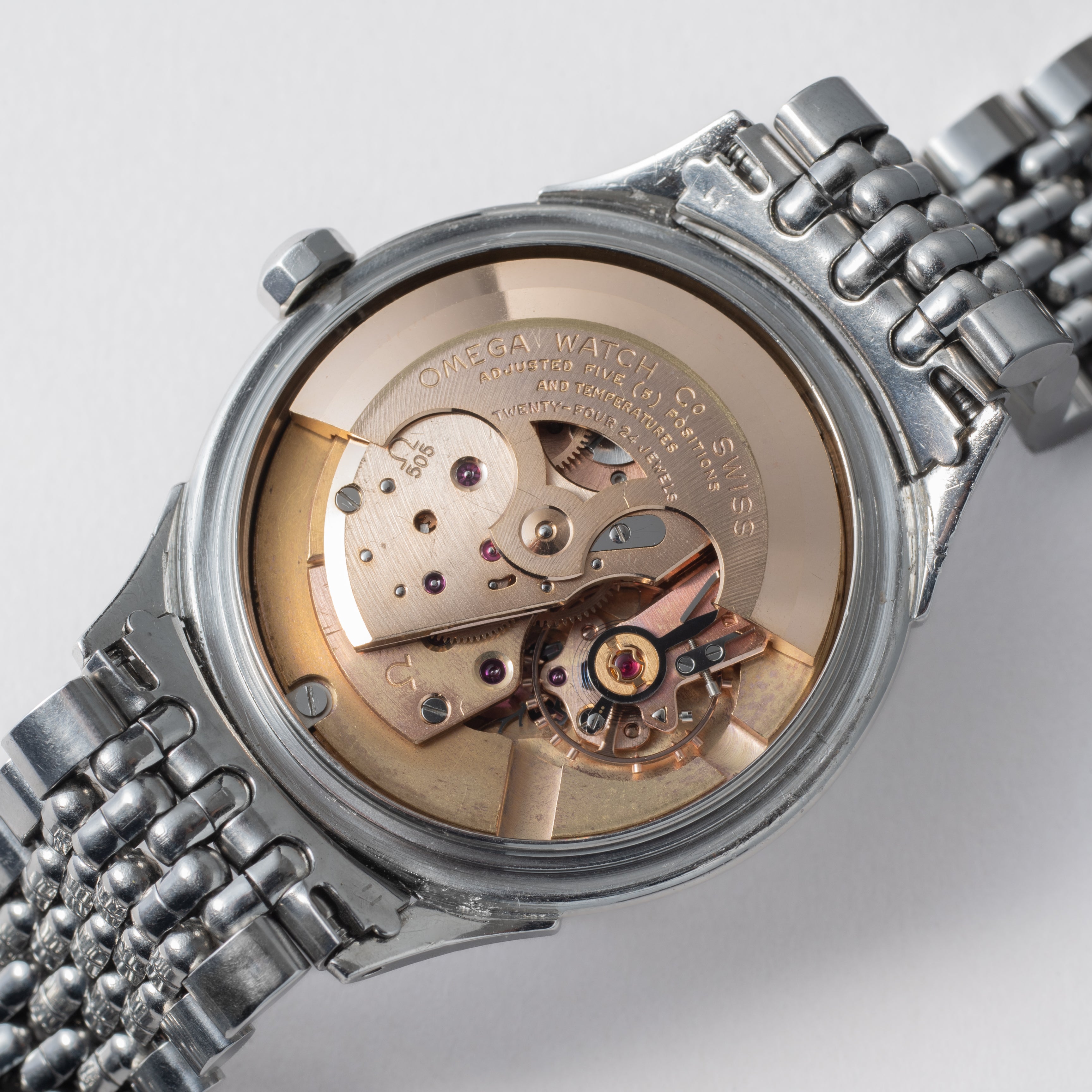 オメガ コンステレーション ブラックギョーシェダイヤル 1958年製 Ref.2852-6 SC