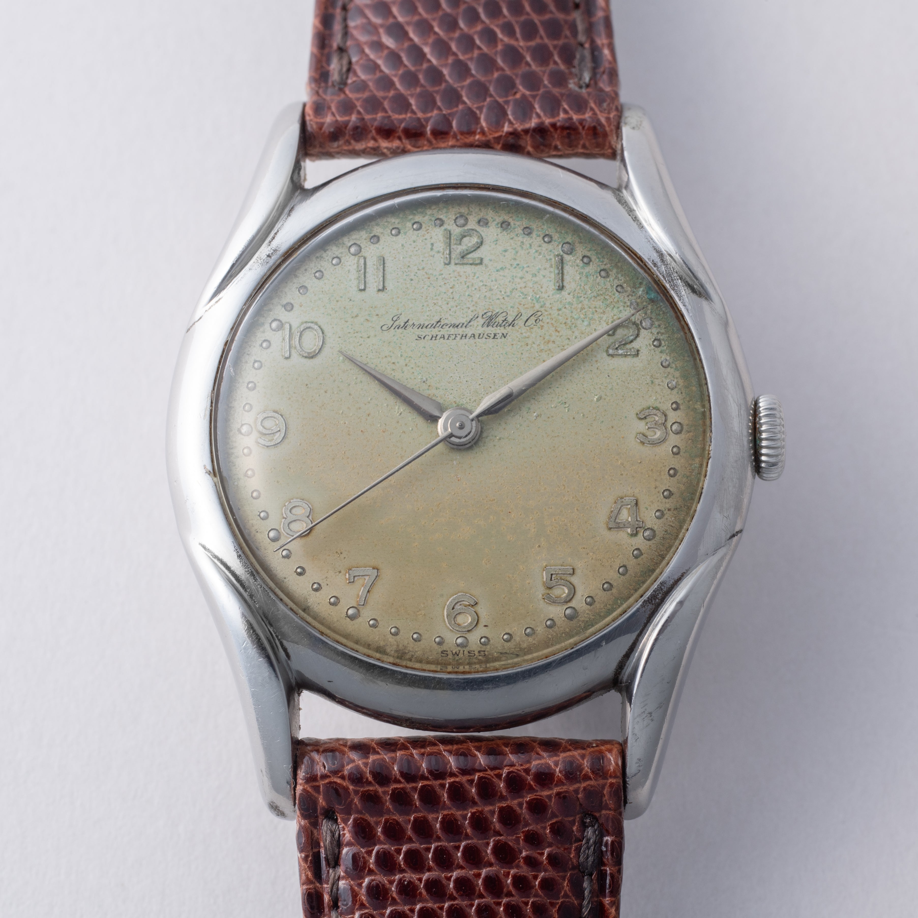 IWC ラウンドケース 1951年製 手巻き Cal.89 全アラビアダイヤル