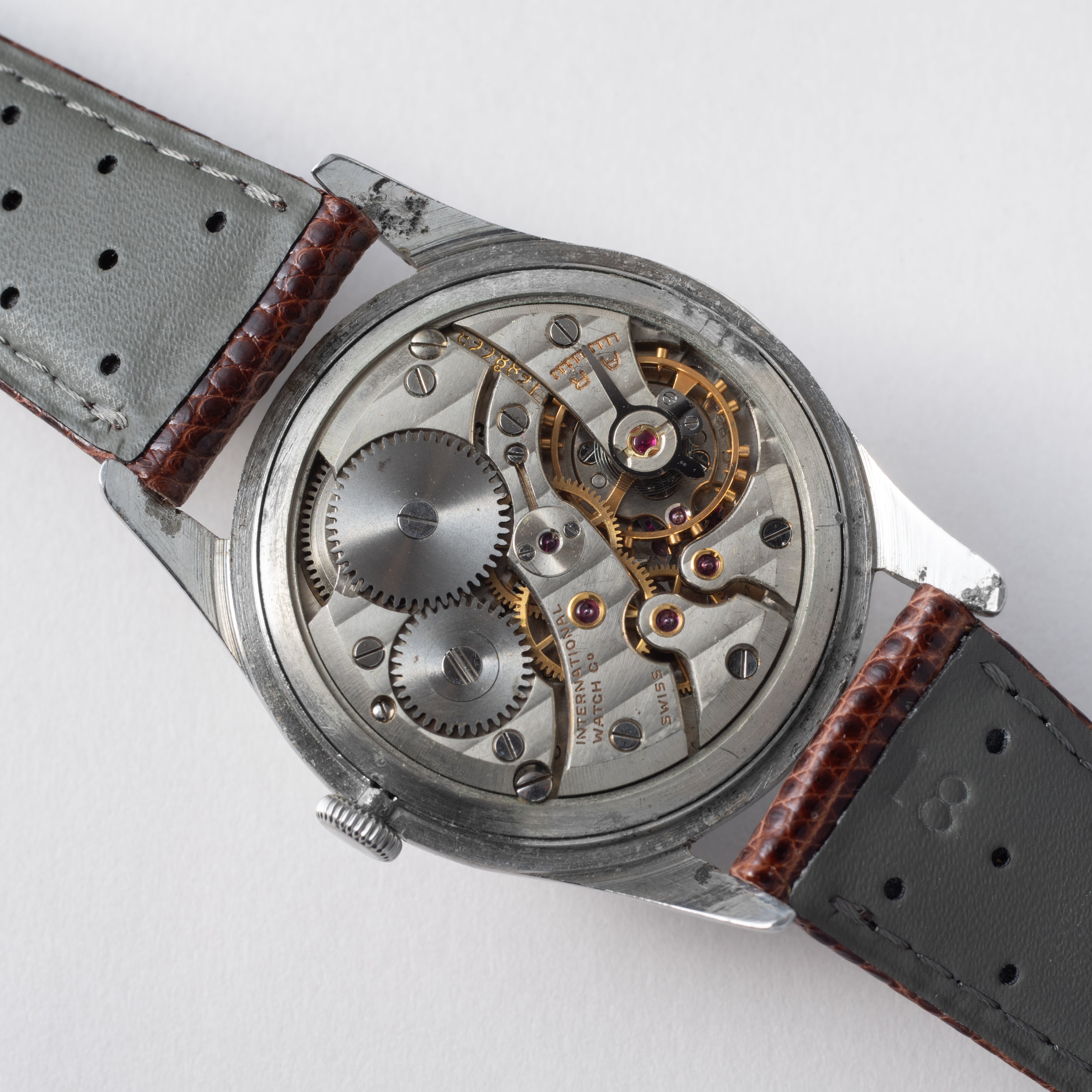 IWC ラウンドケース 1951年製 手巻き Cal.89 全アラビアダイヤル