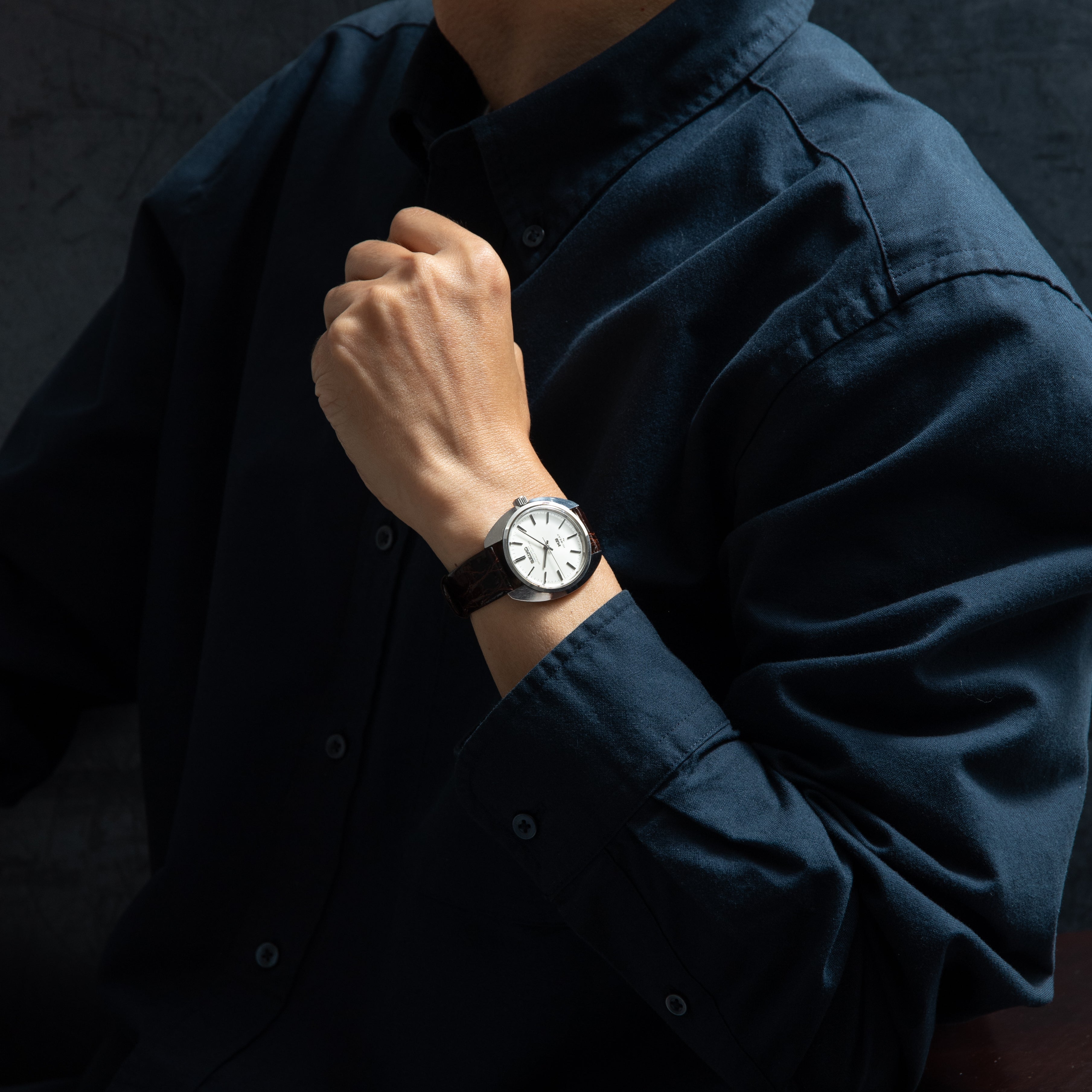 キングセイコー クロノメーター 1970年製/昭和45年製 45KS Ref.45-8010 ハイビート 純正尾錠付き