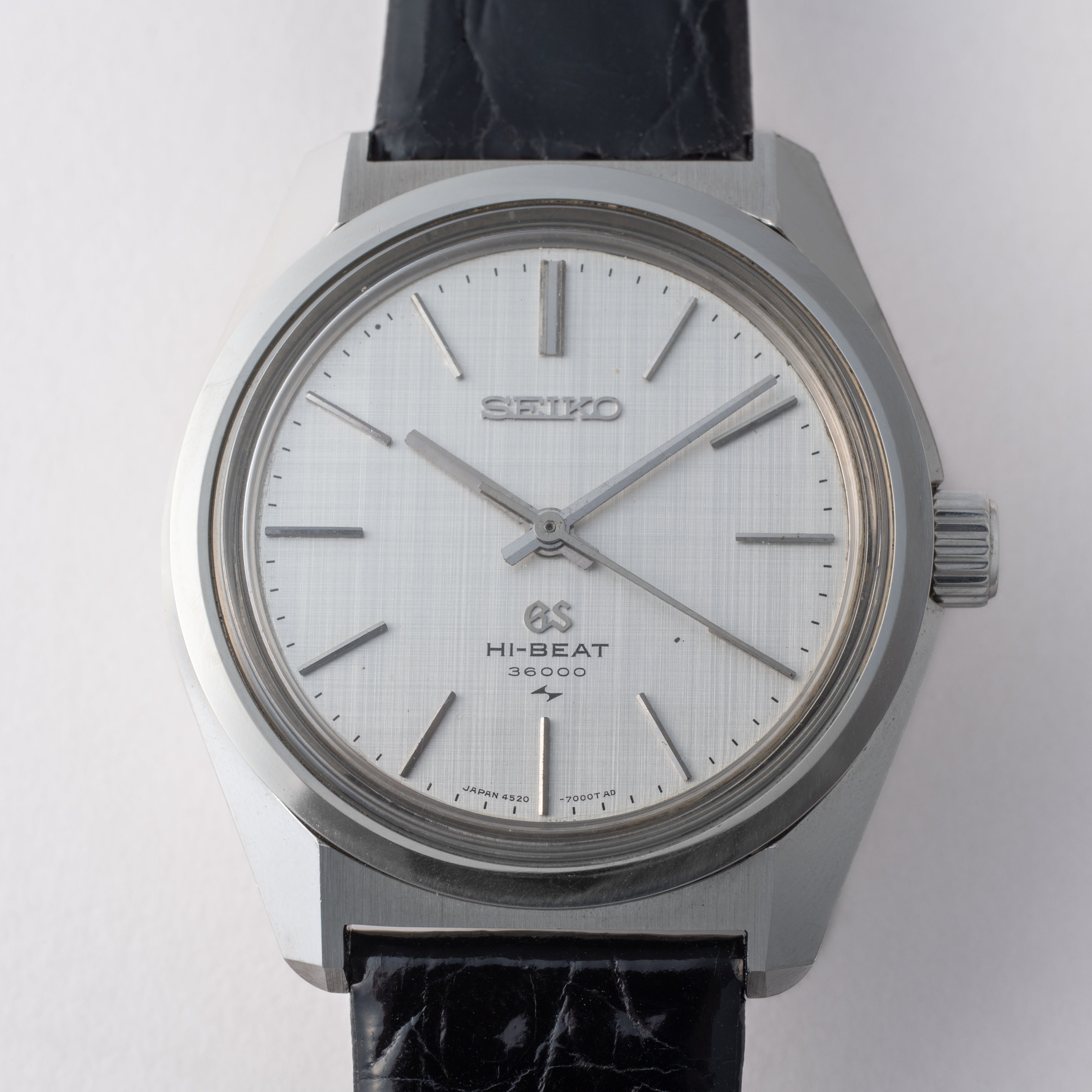 グランドセイコー ハイビート 36000 1970年製/昭和45年製 45GS Ref.4520-8000 純正尾錠付き