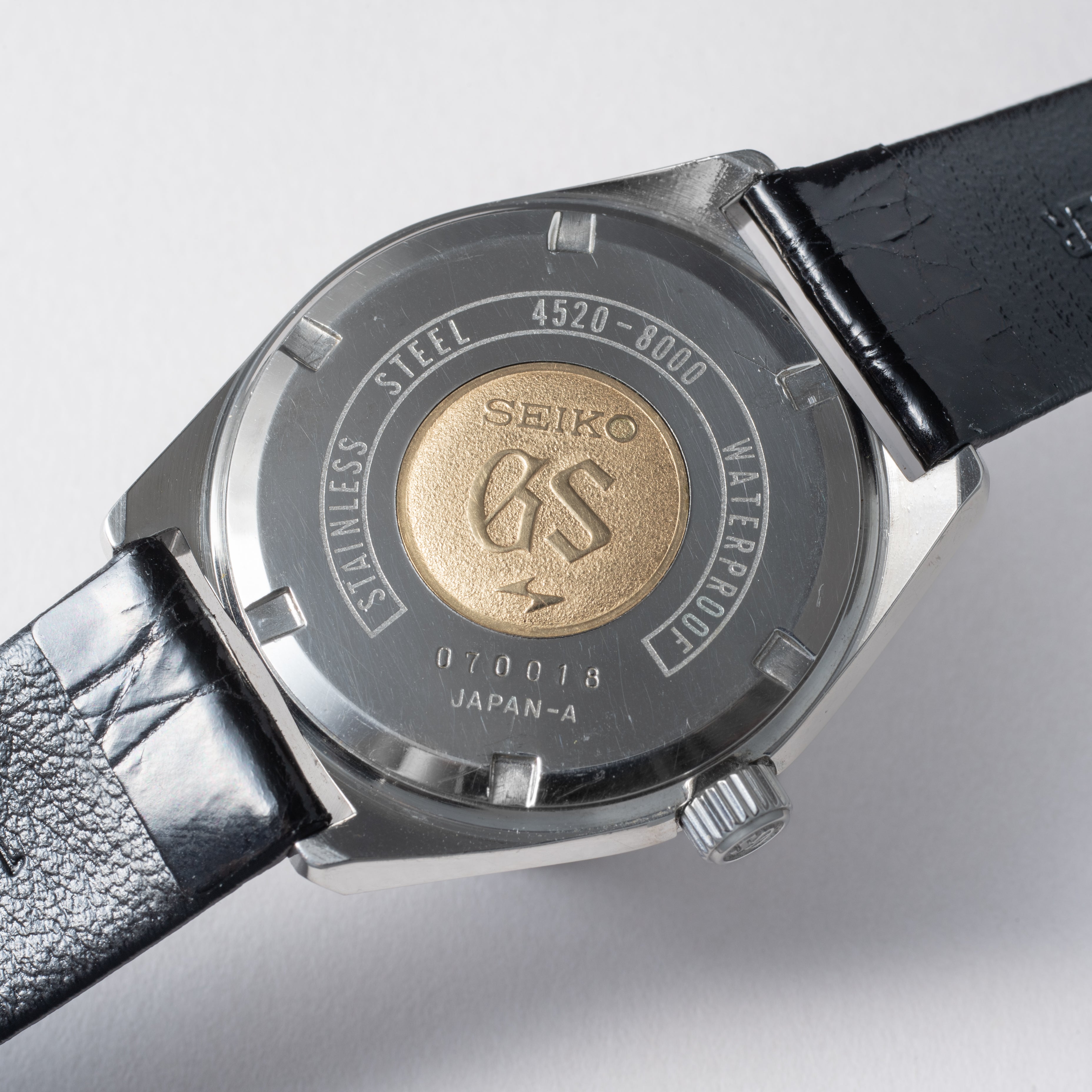 グランドセイコー ハイビート 36000 1970年製/昭和45年製 45GS Ref.4520-8000 純正尾錠付き