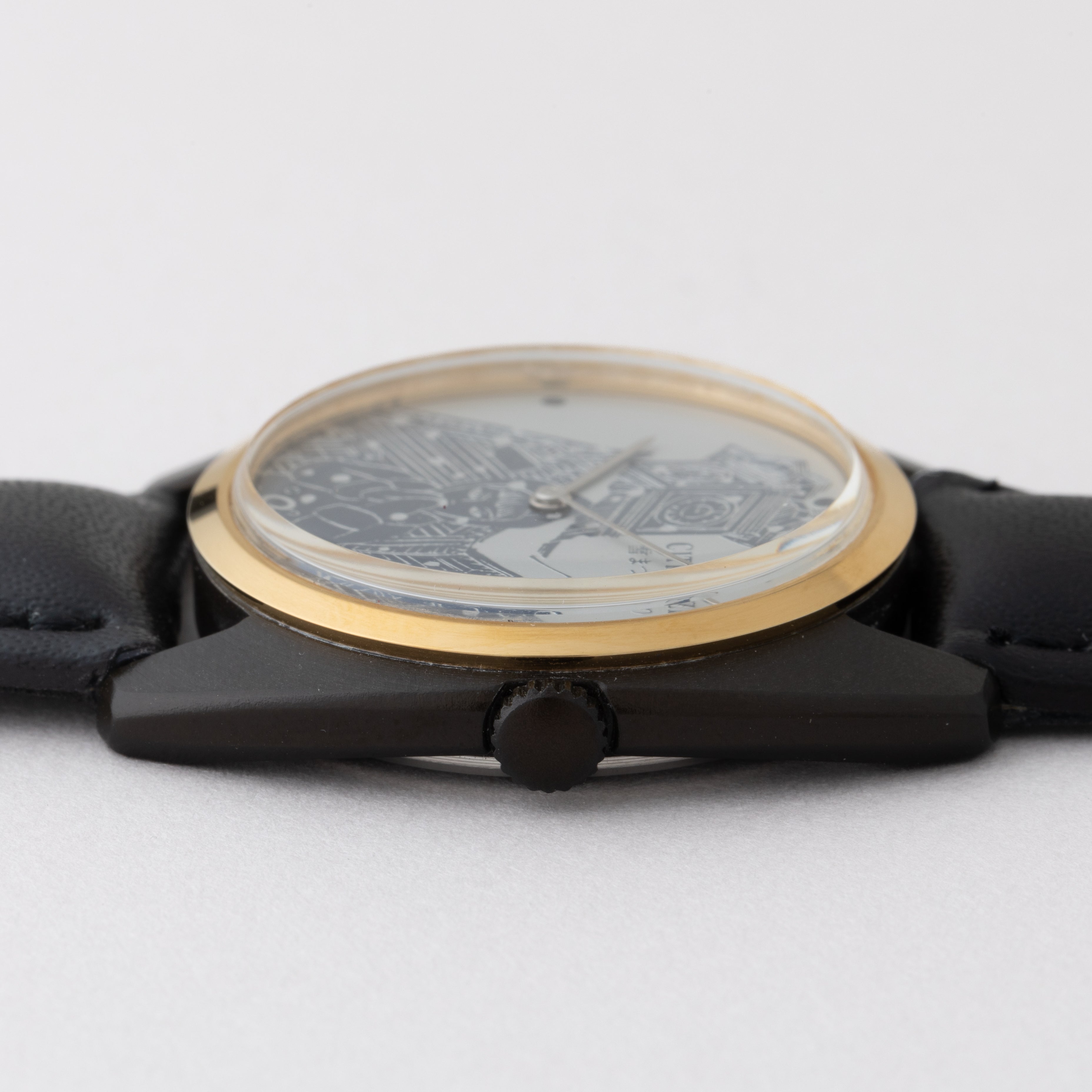 シチズン 雪祭り 1973年製 手巻き Ref.4-674626TA ブラックケース