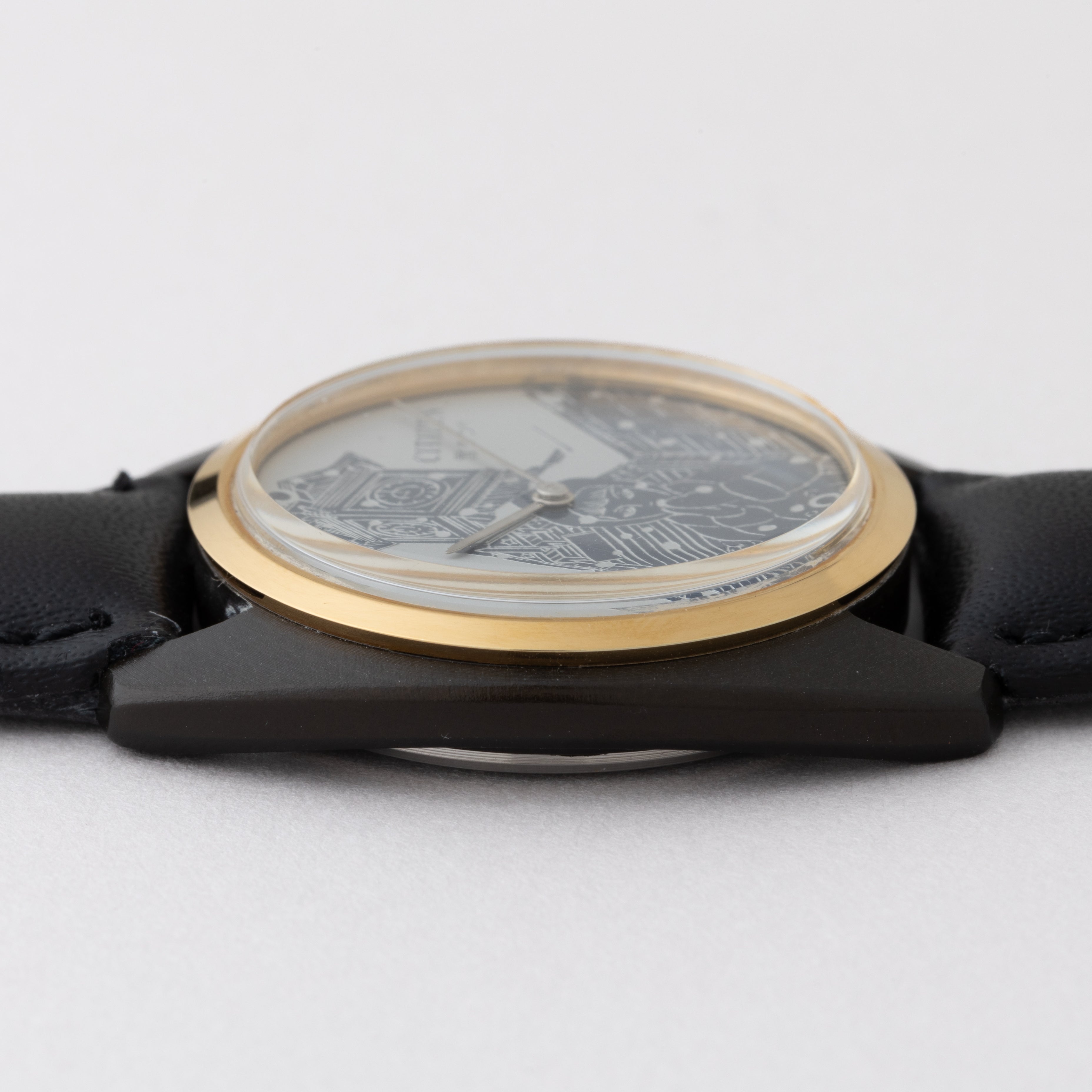 シチズン 雪祭り 1973年製 手巻き Ref.4-674626TA ブラックケース