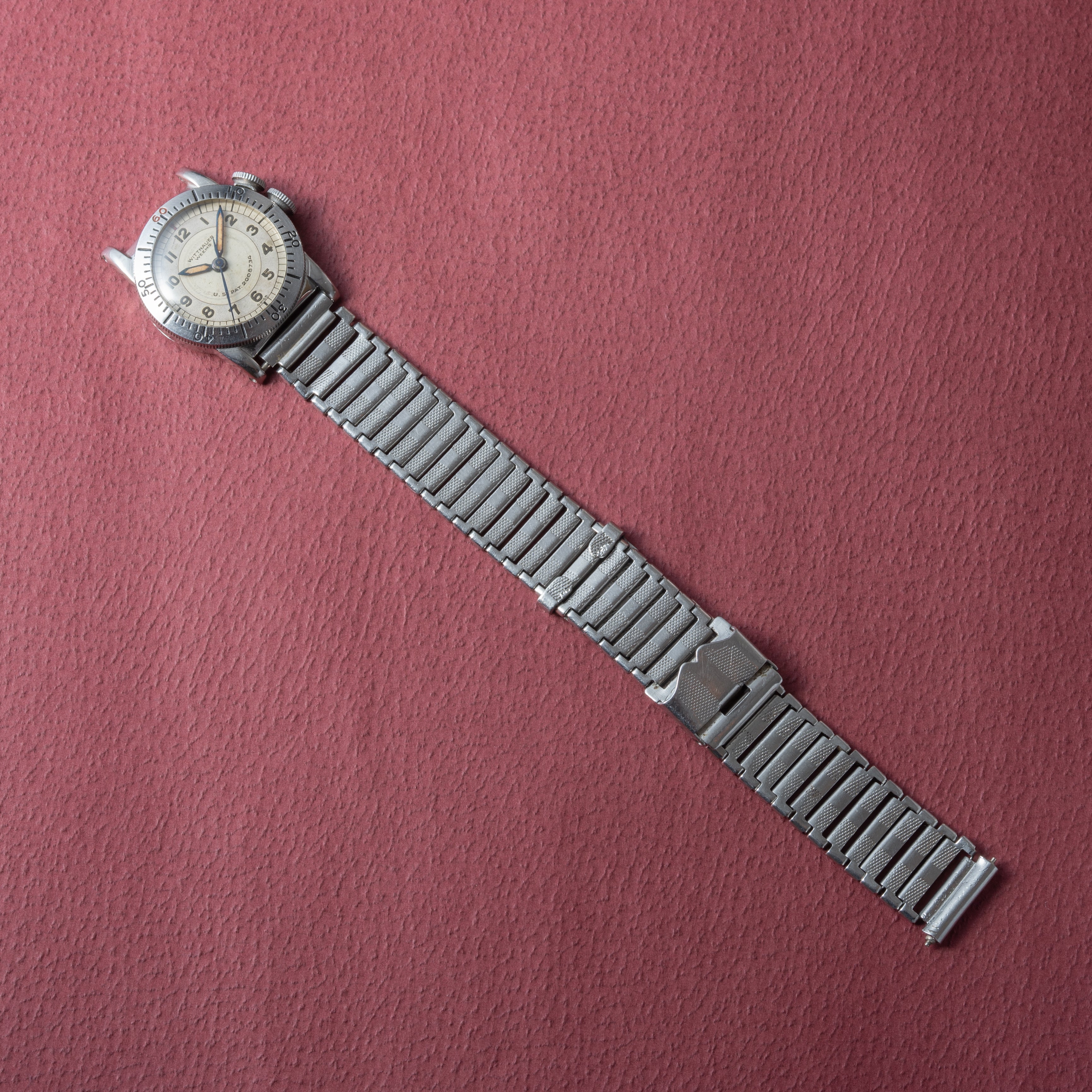 ウィットナー ウィームス 1940年代製 手巻き パイロットウオッチ