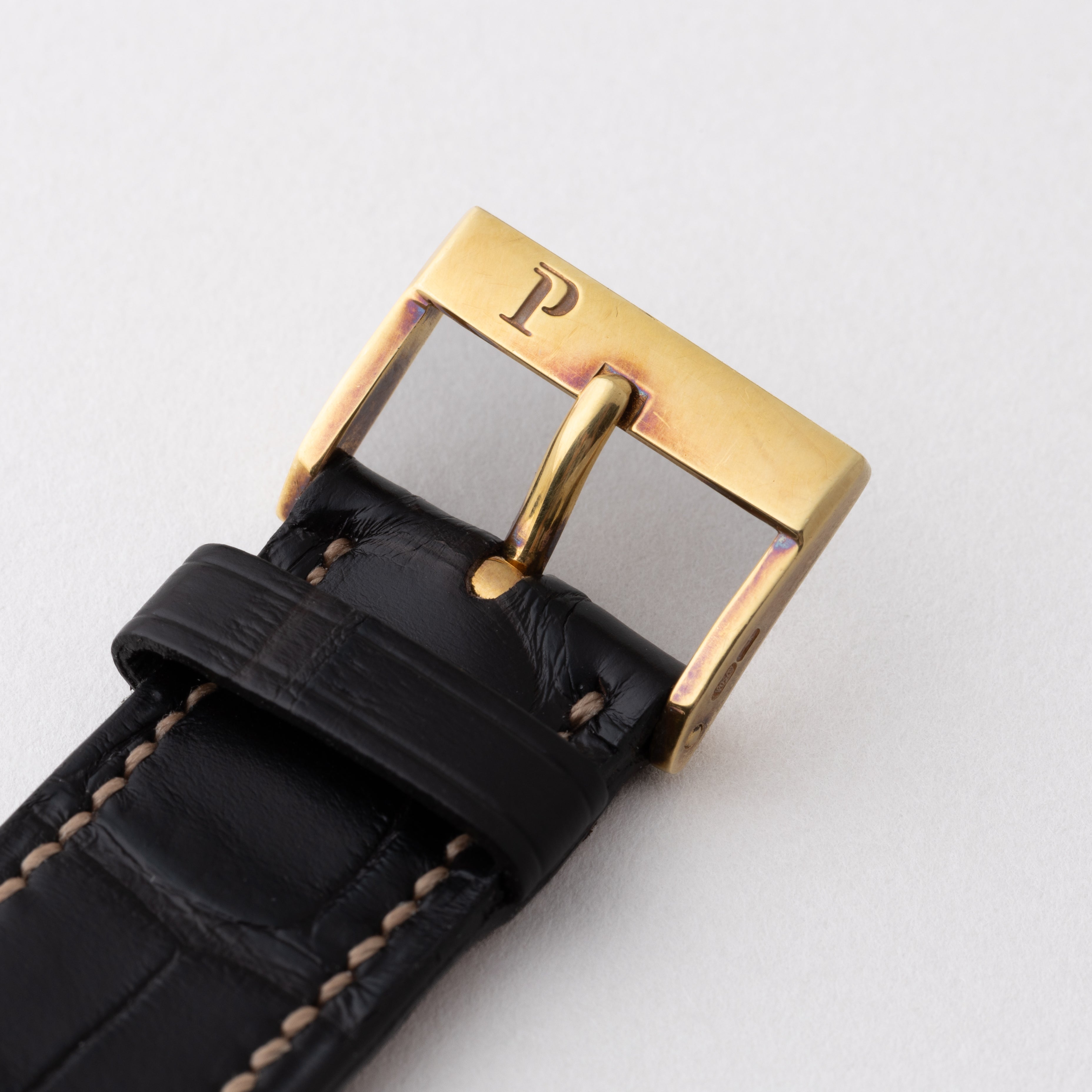 ピアジェ ラウンドケース 18金無垢 1994年製 手巻き 120周年記念 99本限定モデル 純正尾錠付き