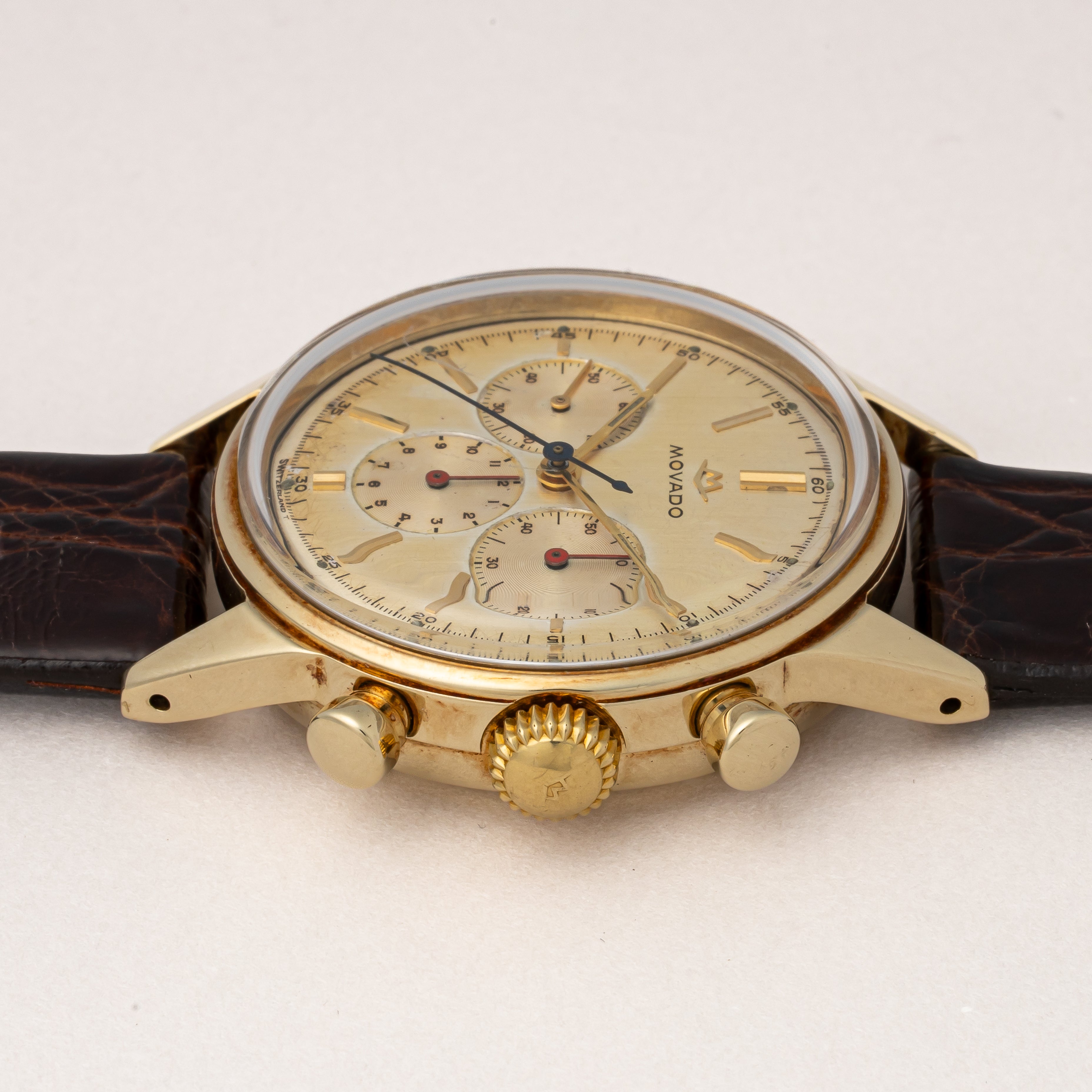 モバード 3レジスタークロノグラフ 14金無垢ケース 1960年代 Cal.95M