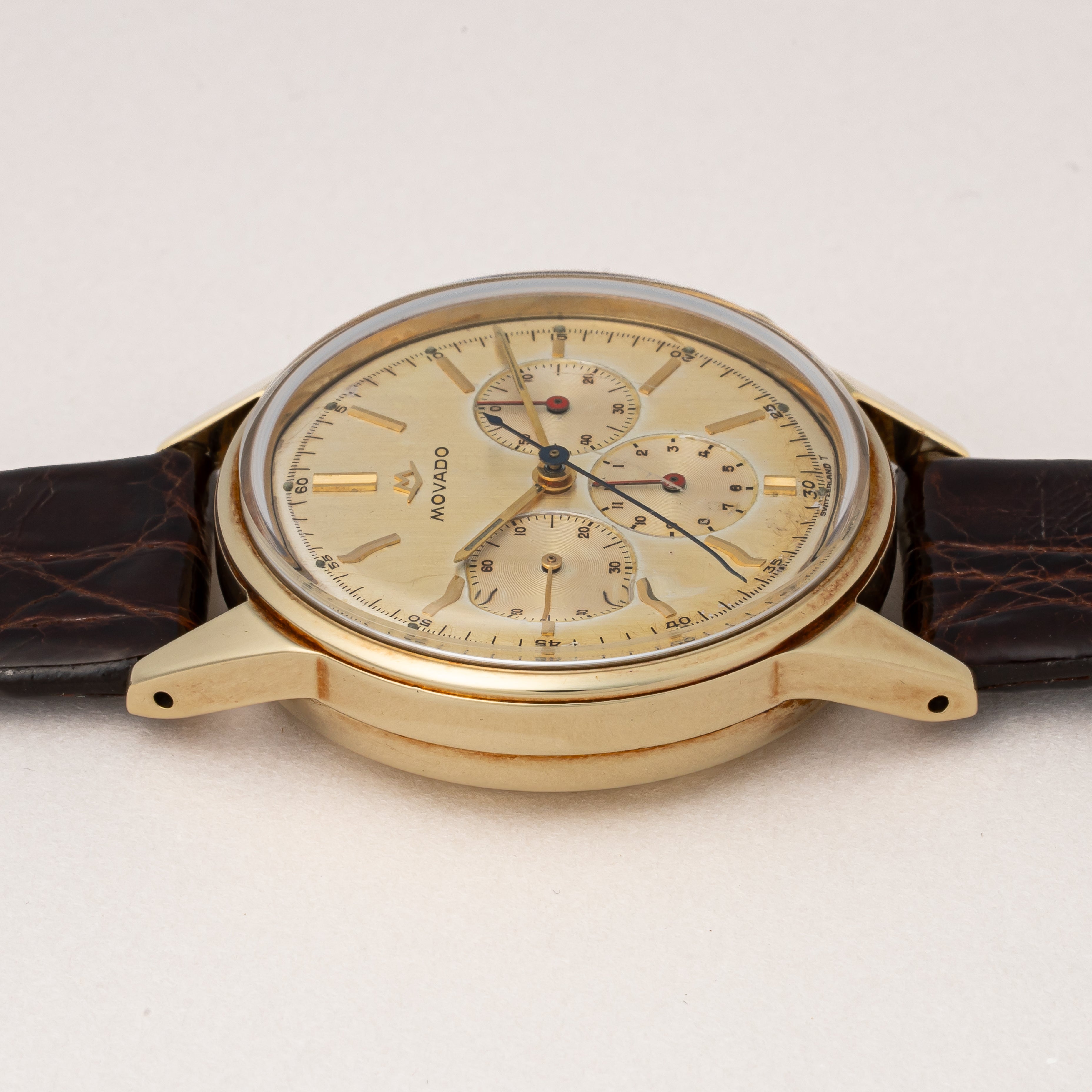 モバード 3レジスタークロノグラフ 14金無垢ケース 1960年代 Cal.95M