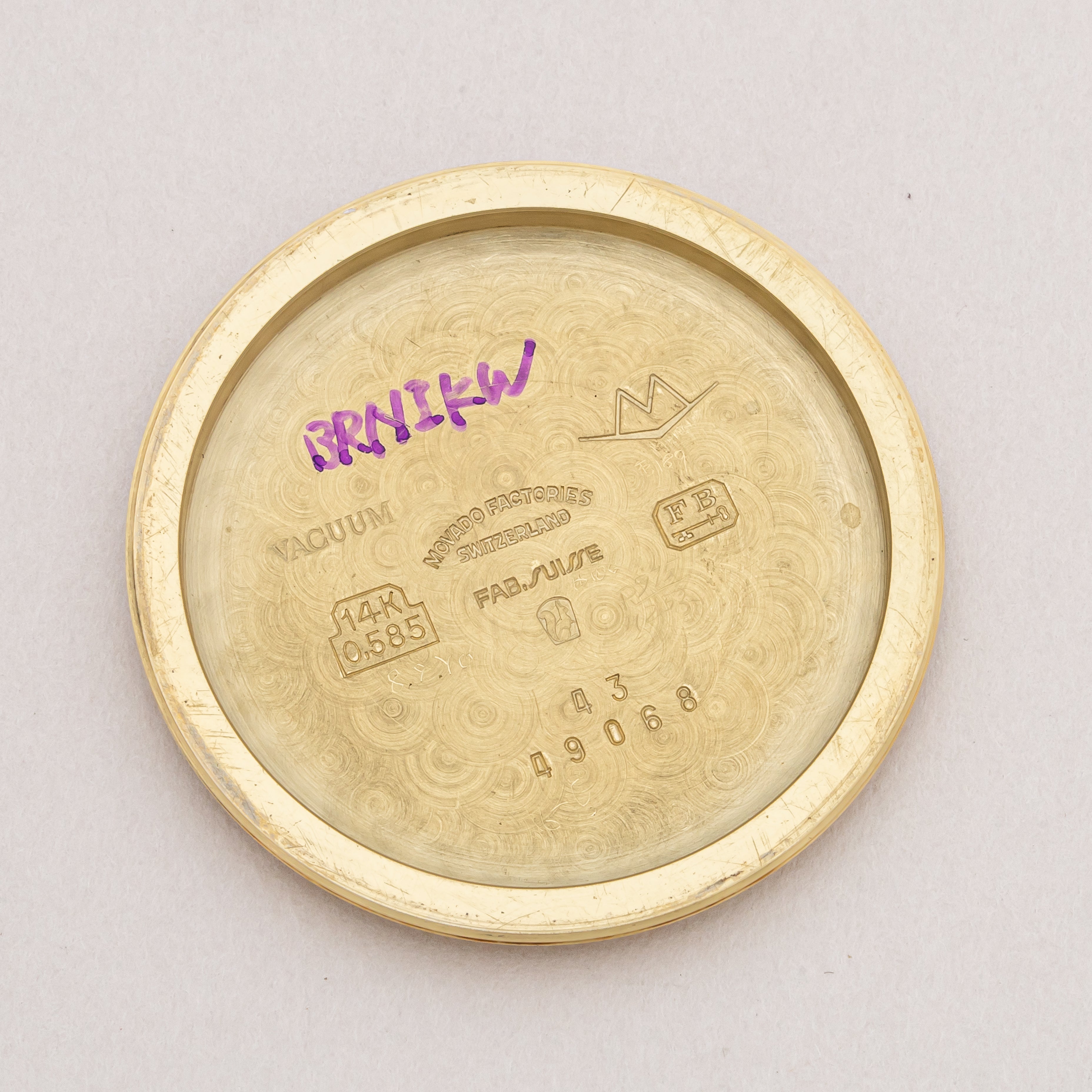 モバード 3レジスタークロノグラフ 14金無垢ケース 1960年代 Cal.95M