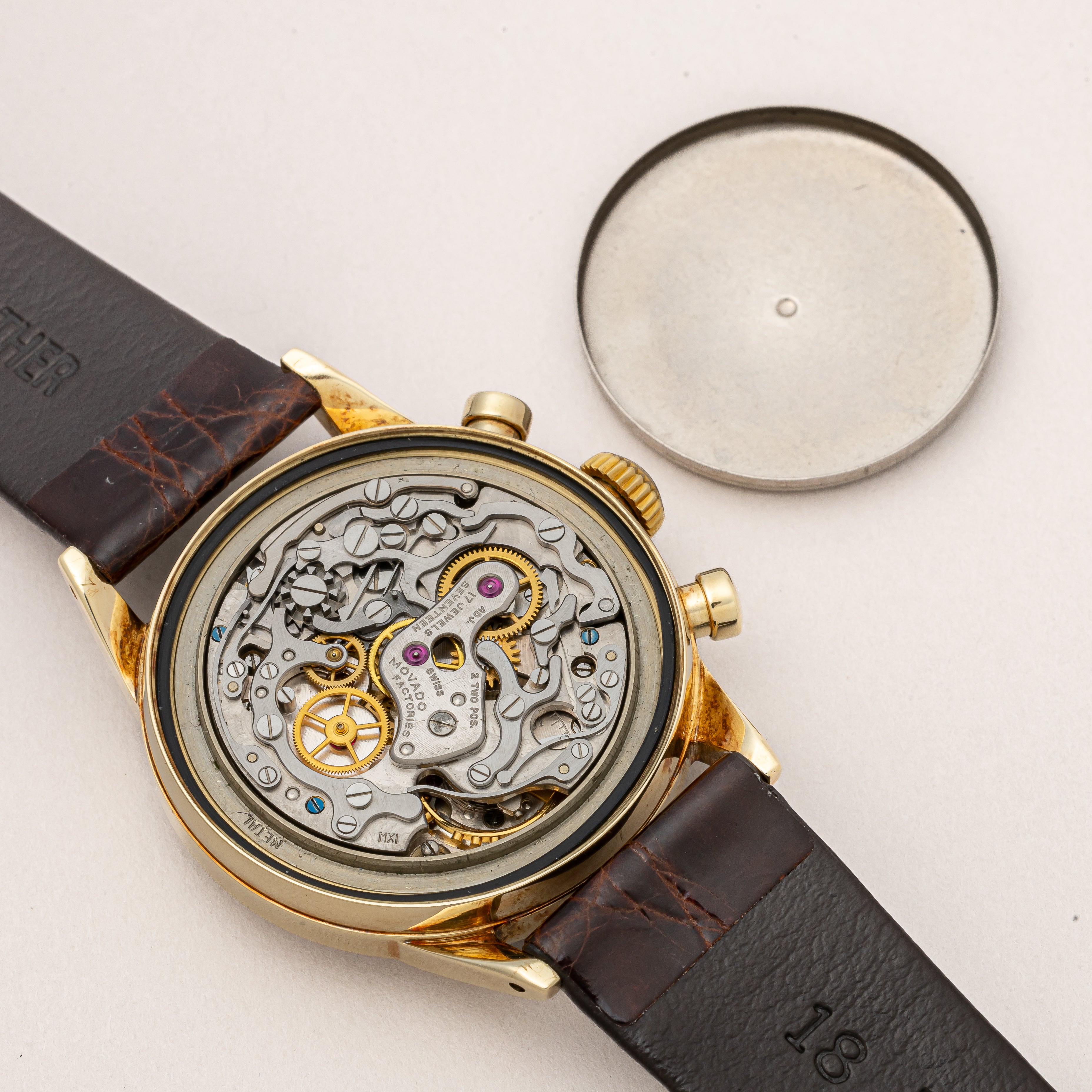 モバード 3レジスタークロノグラフ 14金無垢ケース 1960年代 Cal.95M