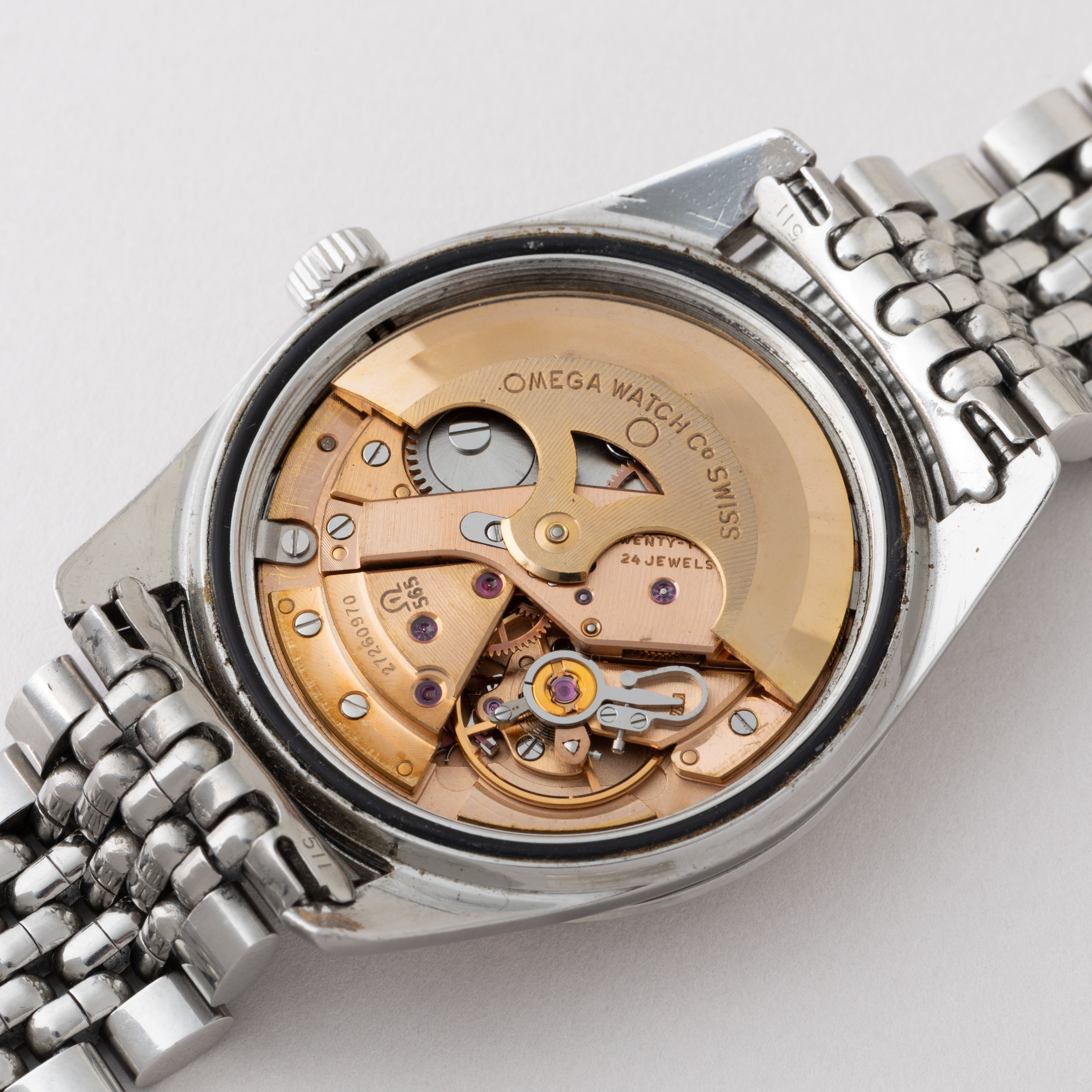 オメガ シーマスター  1968年製 Ref.166.010 純正ライスブレス付き