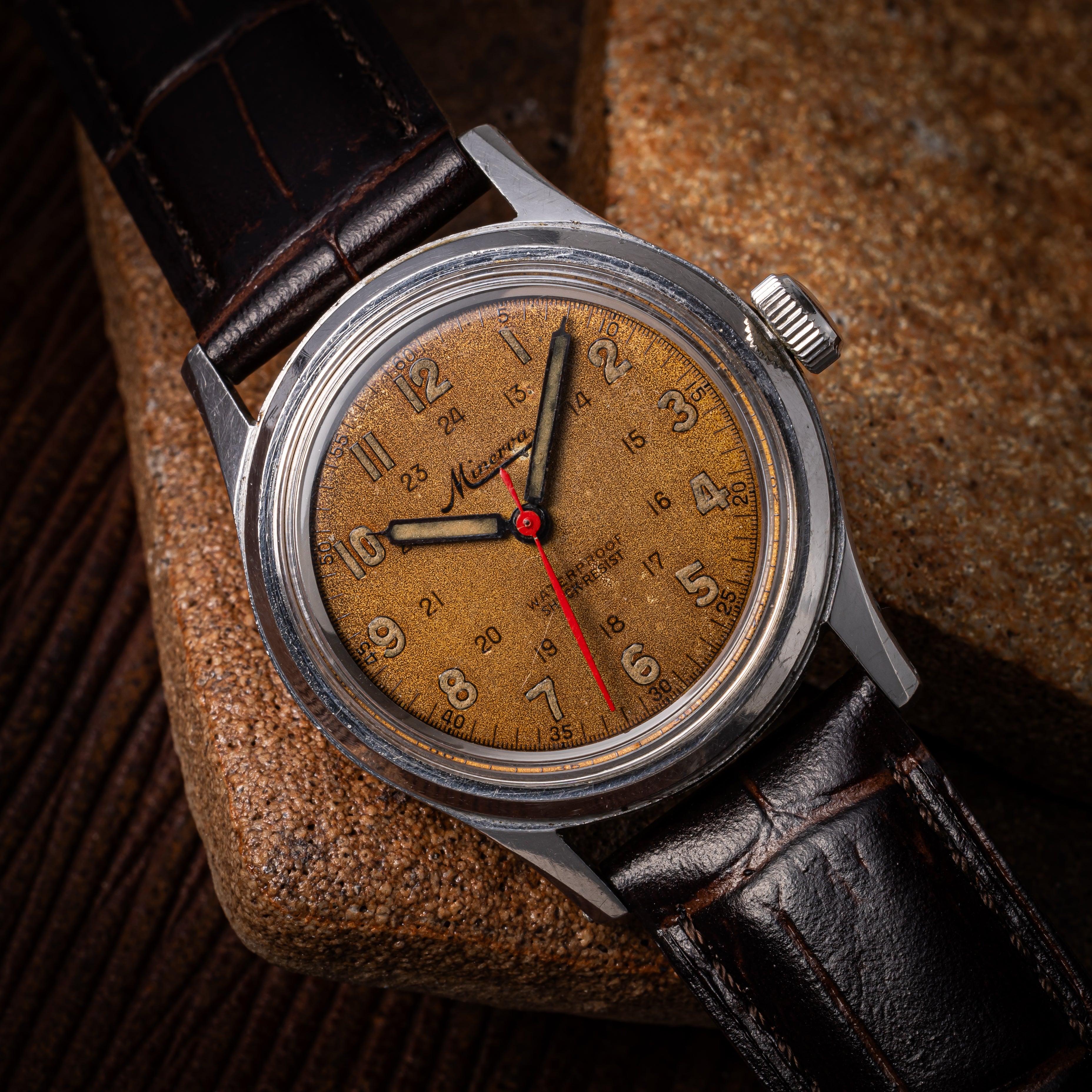 ミネルバ アラビアダイヤル 1940年代製 手巻き Ref.825