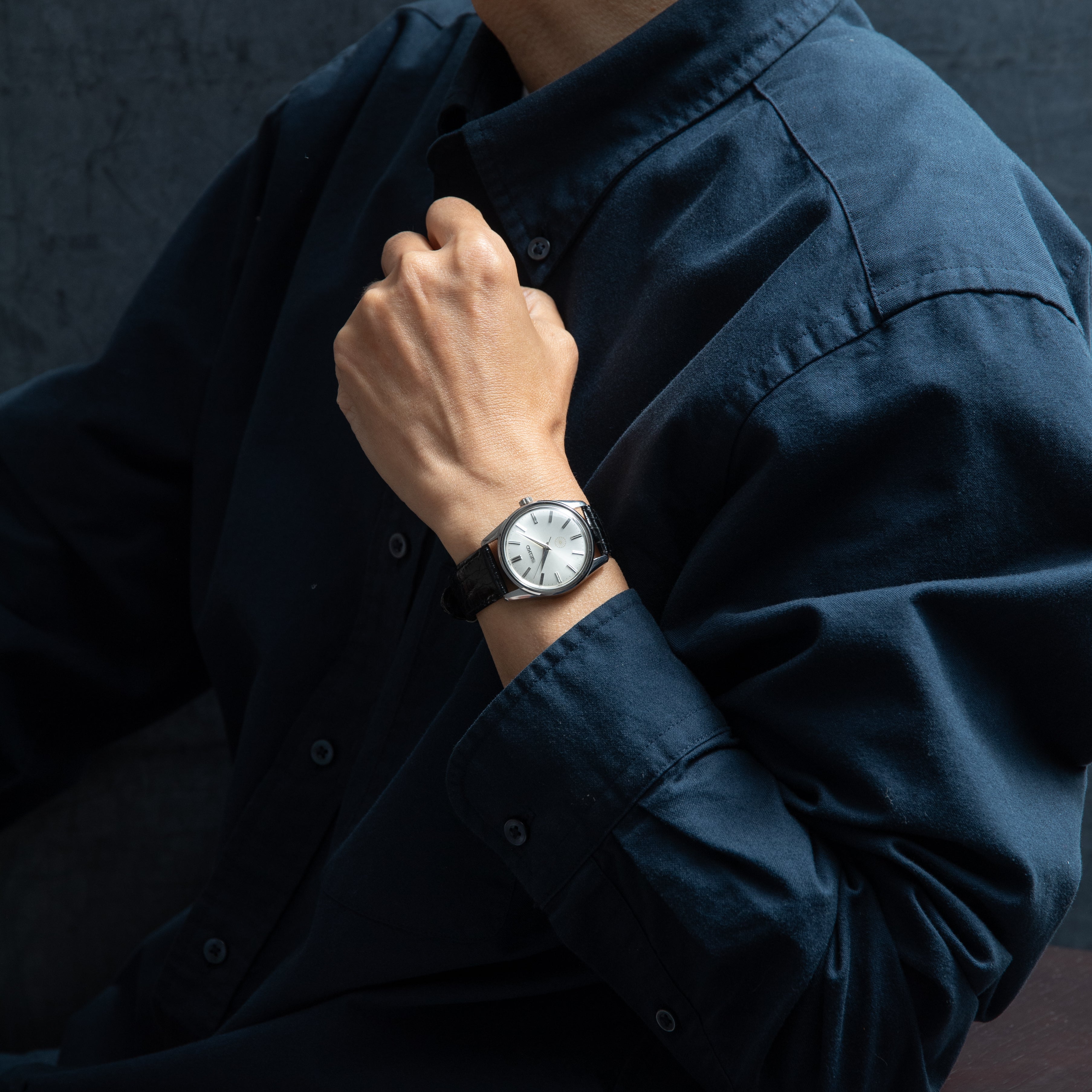 セイコー 菊花紋章 ハイビート 1960年代後半製 Ref.5720-9990 純正尾錠付き