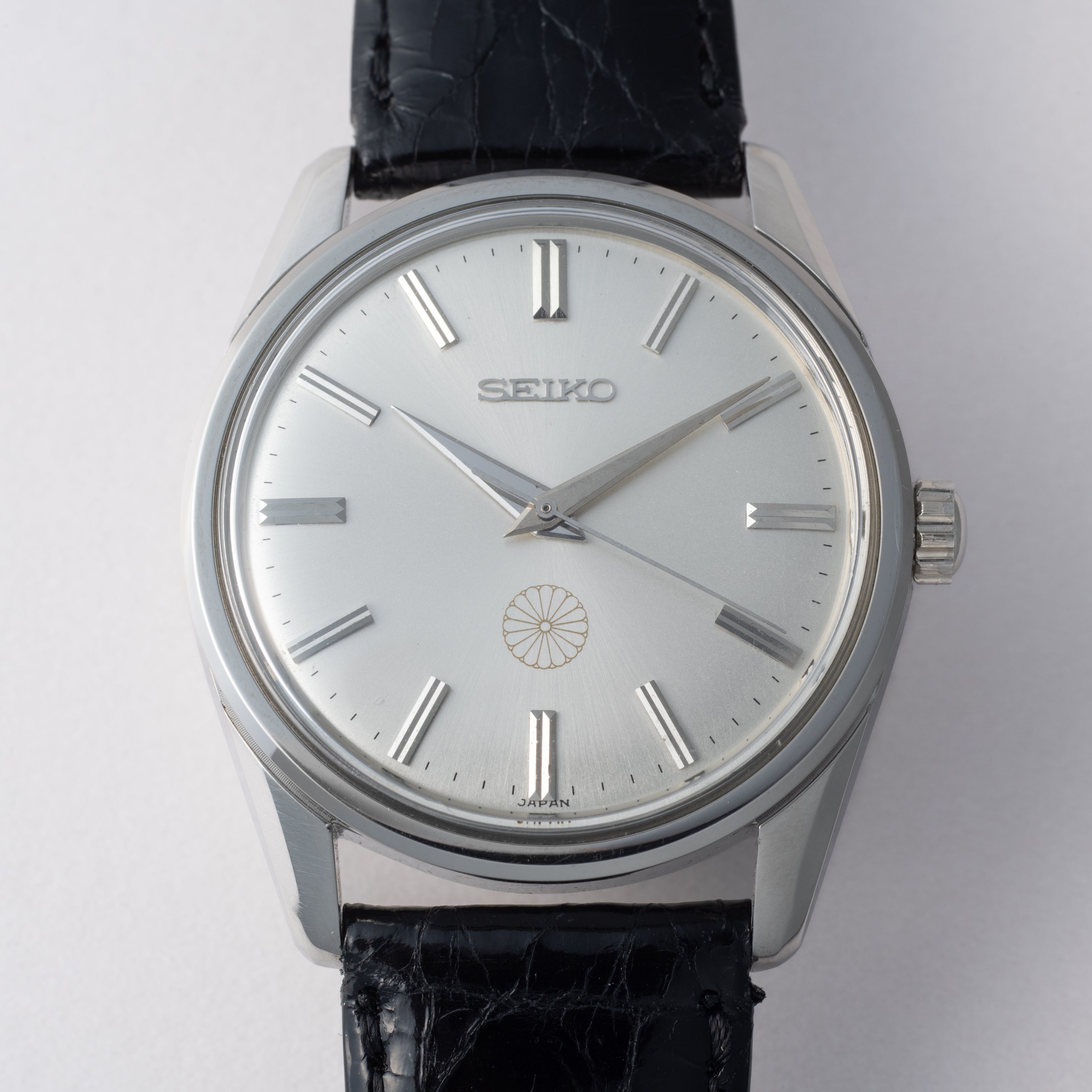 セイコー 菊花紋章 ハイビート 1960年代後半製 Ref.5720-9990 純正尾錠付き