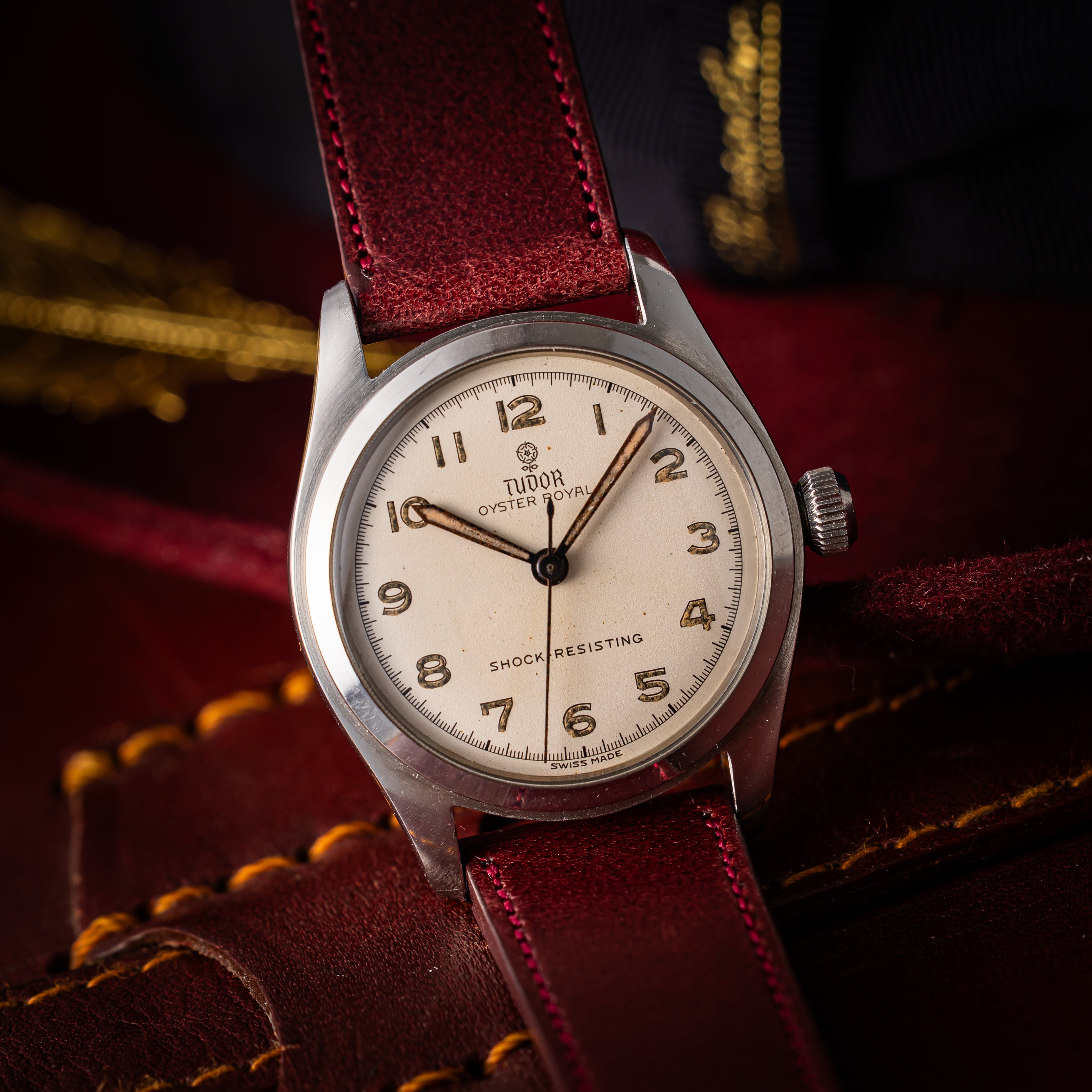 チューダー オイスター ローヤル 小薔薇 Ref.7803 1950年代製 全アラビアダイヤル