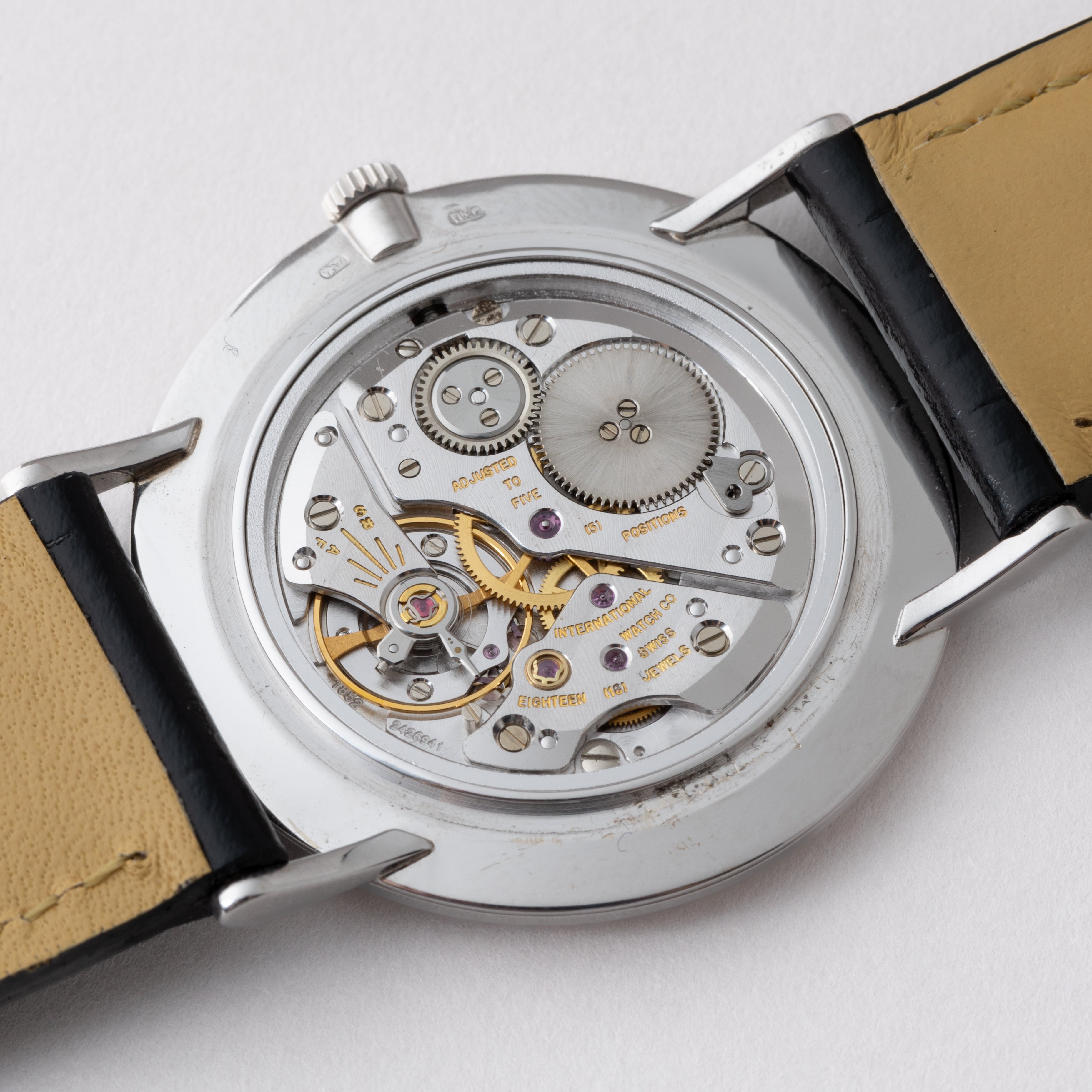 IWC ポートフィノ 1991年製 18金無垢ホワイトゴールド Ref.2008 純正GF尾錠付き