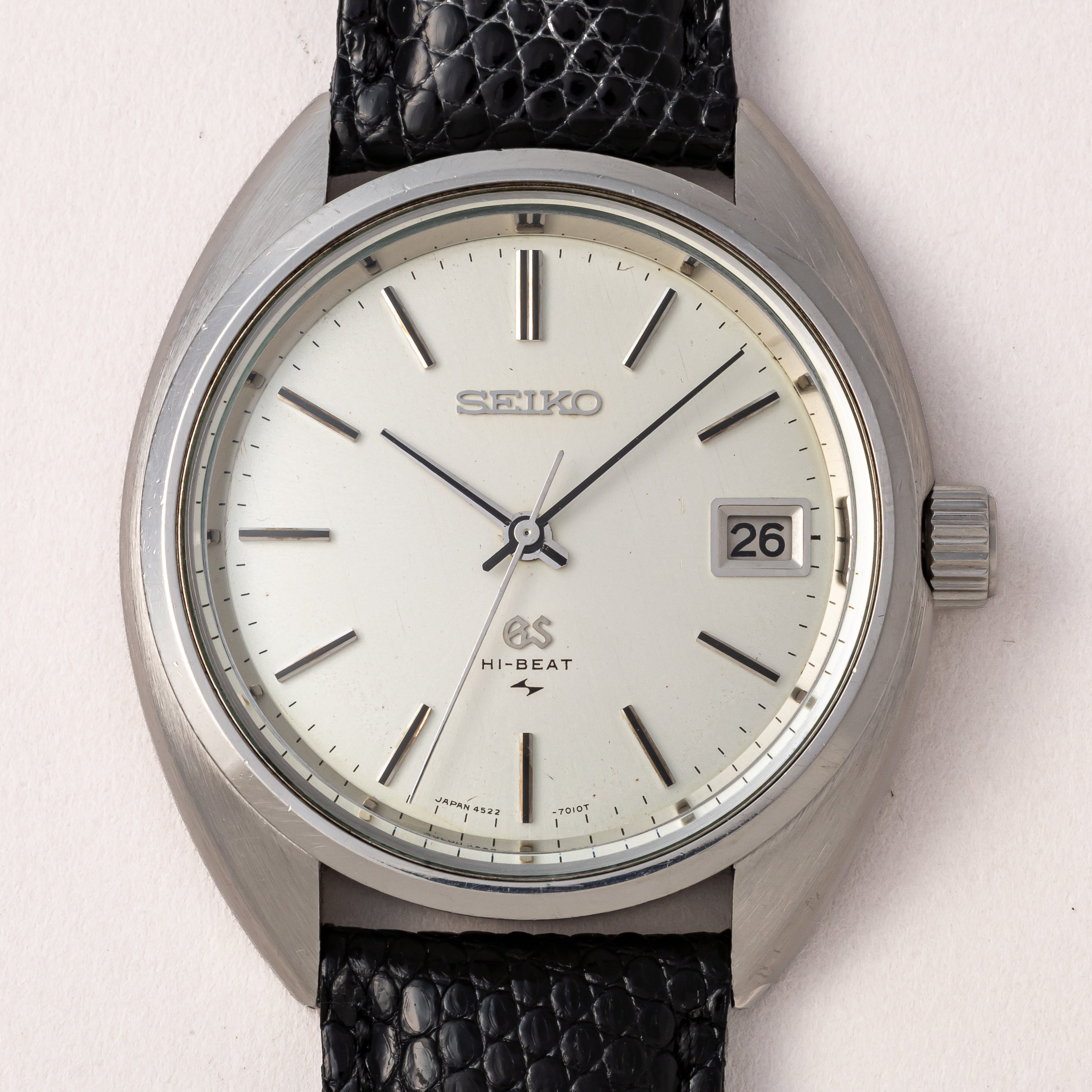 グランドセイコー 1970年製/昭和45年製 Cライン Ref.4522-7010 45GS 純正革ベルト付き