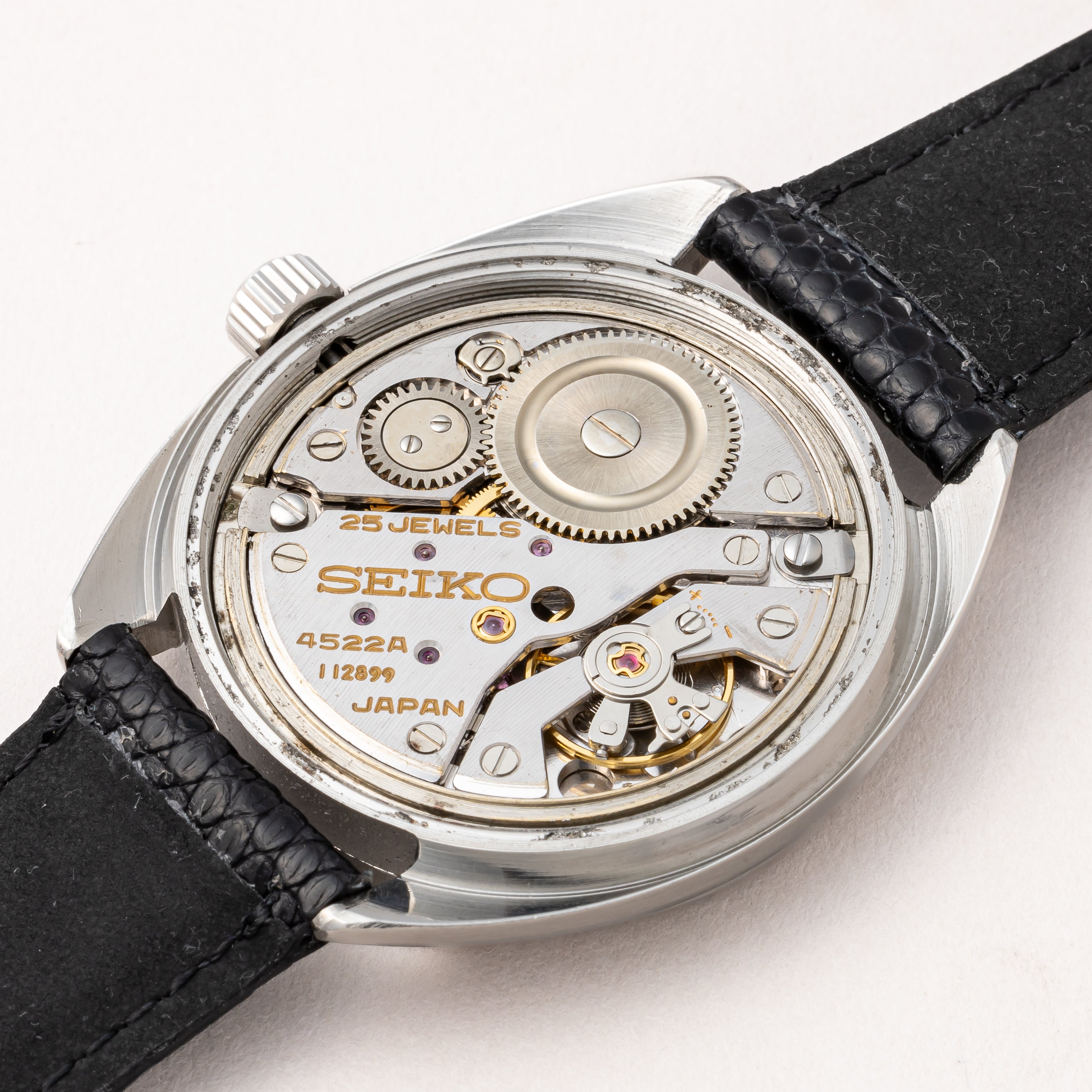 グランドセイコー 1970年製/昭和45年製 Cライン Ref.4522-7010 45GS 純正革ベルト付き