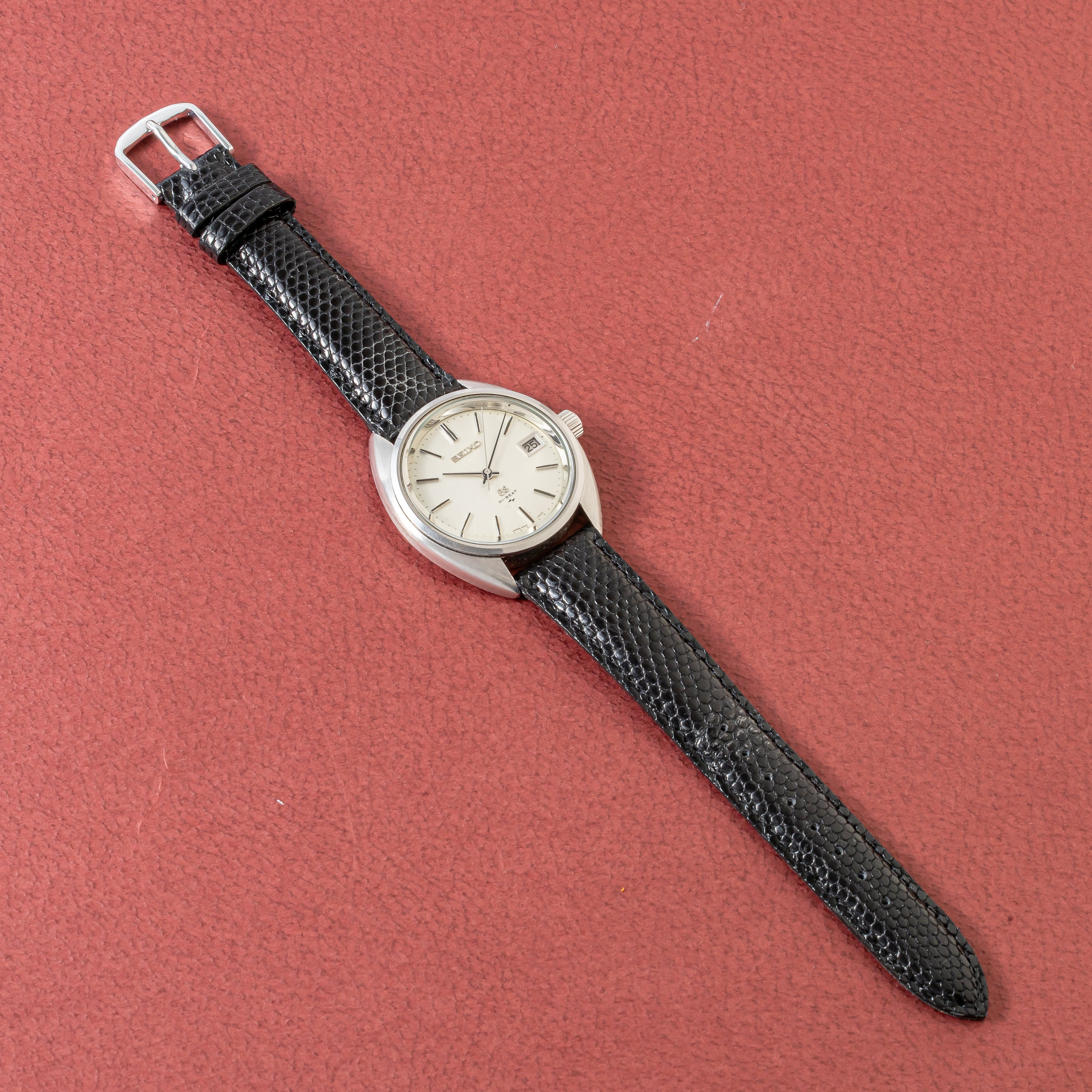 グランドセイコー 1970年製/昭和45年製 Cライン Ref.4522-7010 45GS 純正革ベルト付き