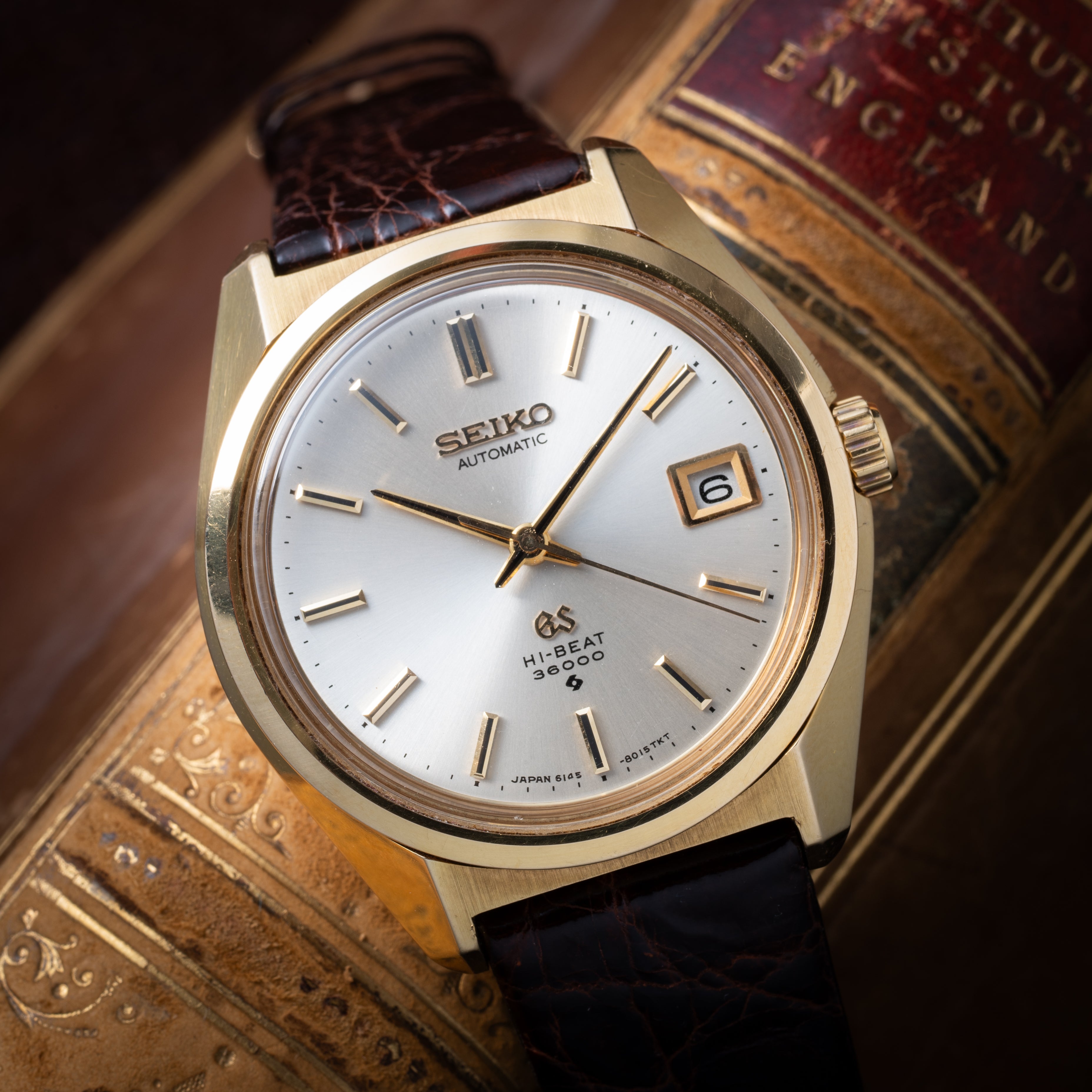 グランドセイコー 18金無垢  1969年製 10振動自動巻き 61GS Ref.6145-8000