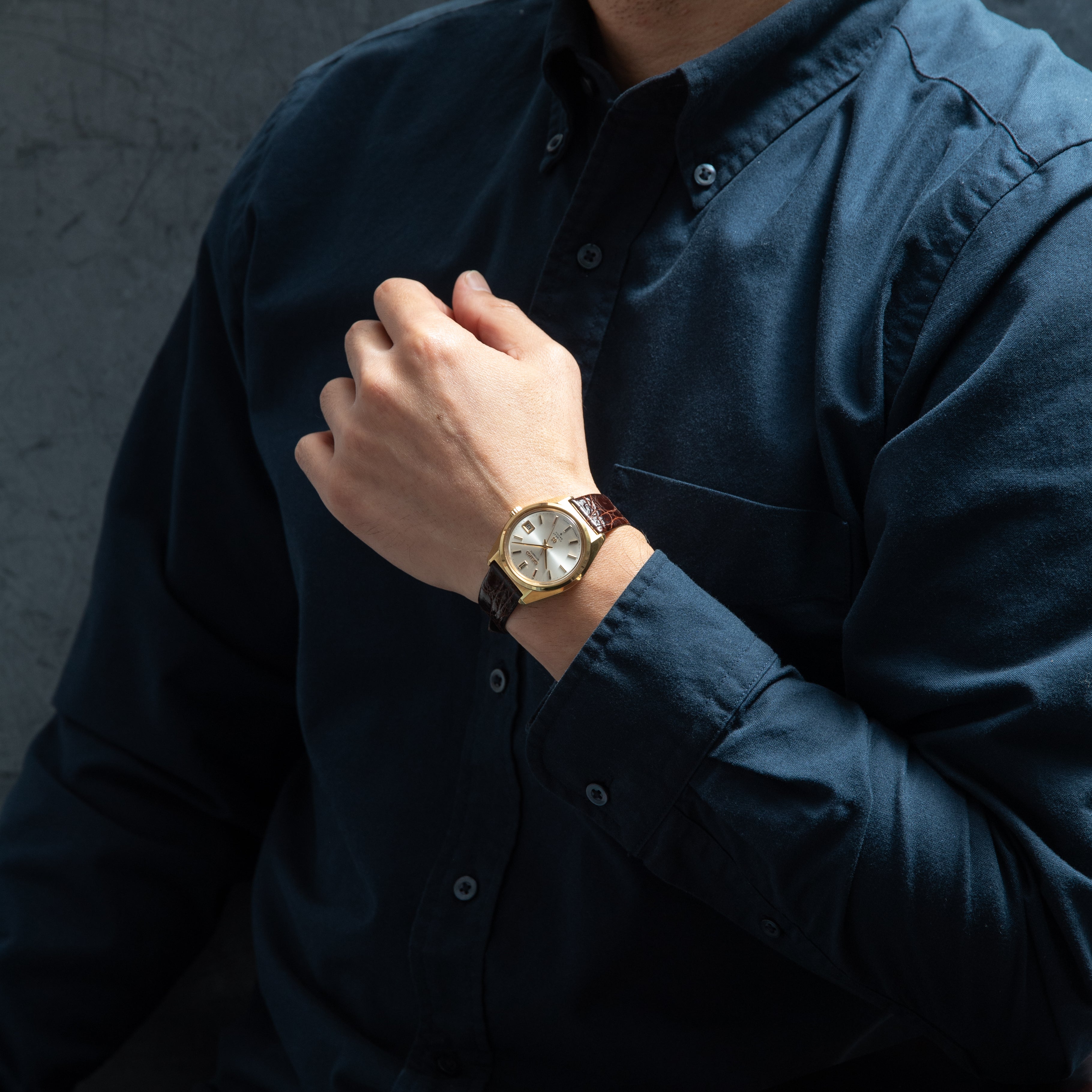 グランドセイコー 18金無垢  1969年製 10振動自動巻き 61GS Ref.6145-8000