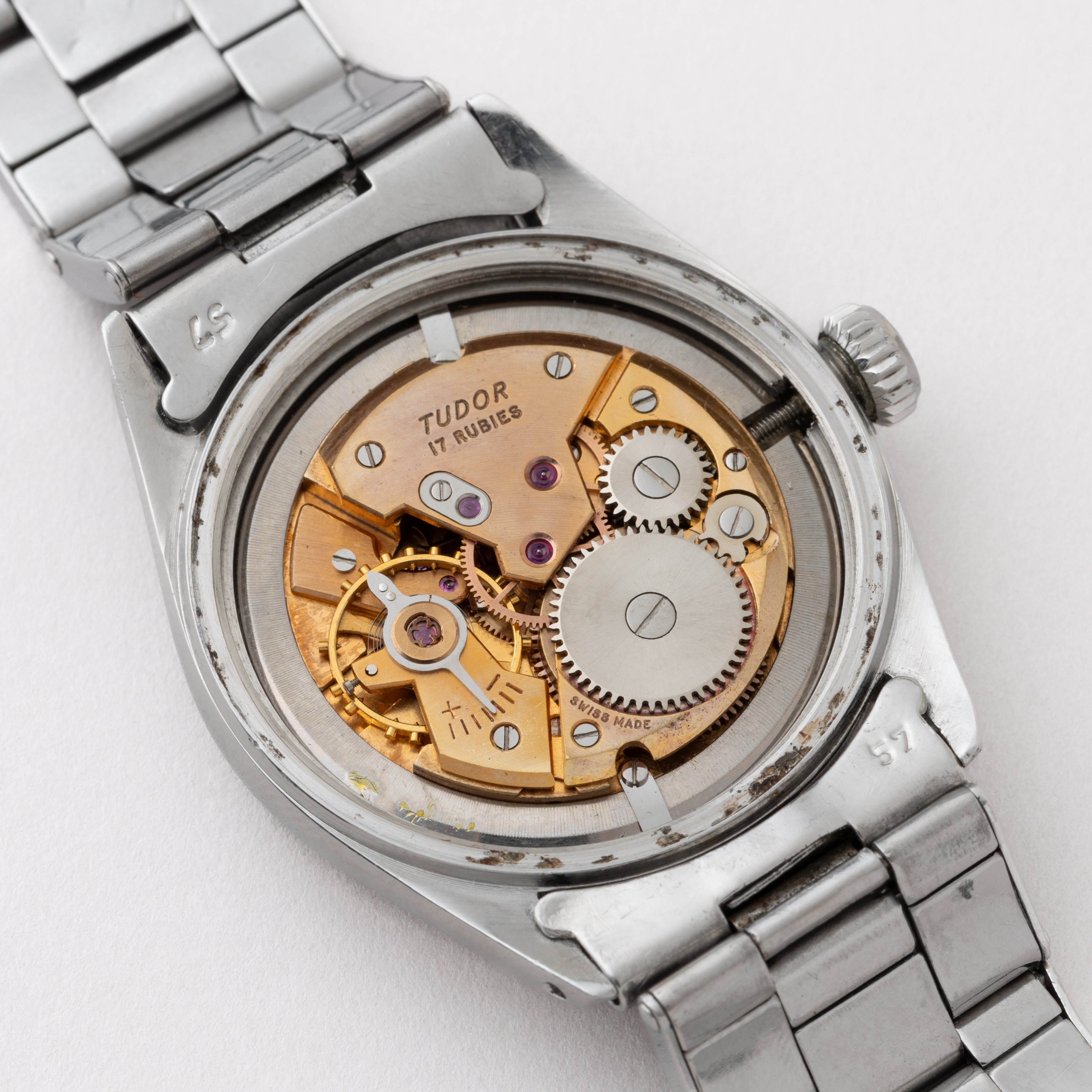 チューダー オイスター デカバラ クロスライン 1958年製 Ref.7934 王冠リューズ ロレックスブレス