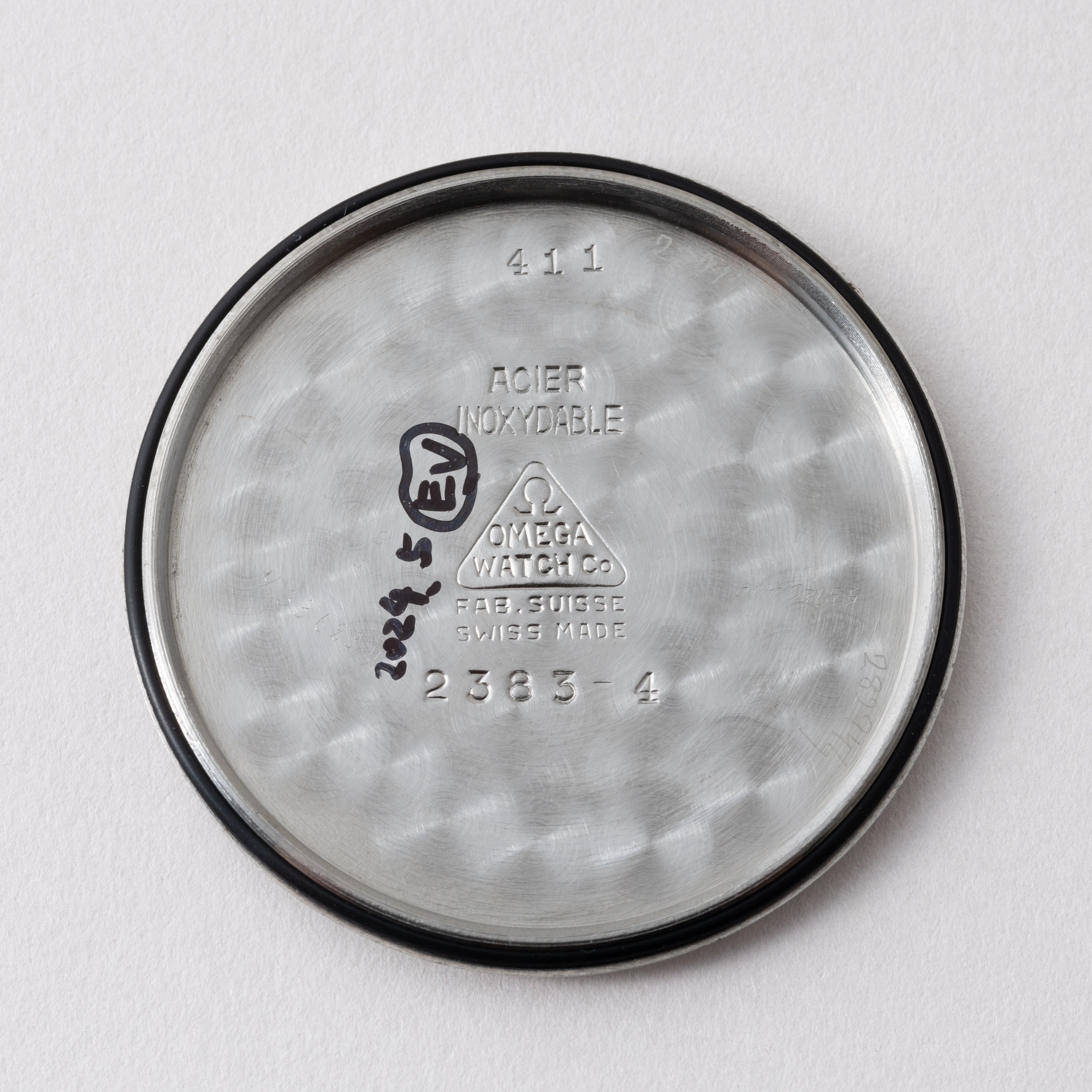 オメガ 30mmキャリバー 1944~1946年製 手巻き スモールセコンド Cal.30T2 飛びアラビアダイヤル スクリューバック