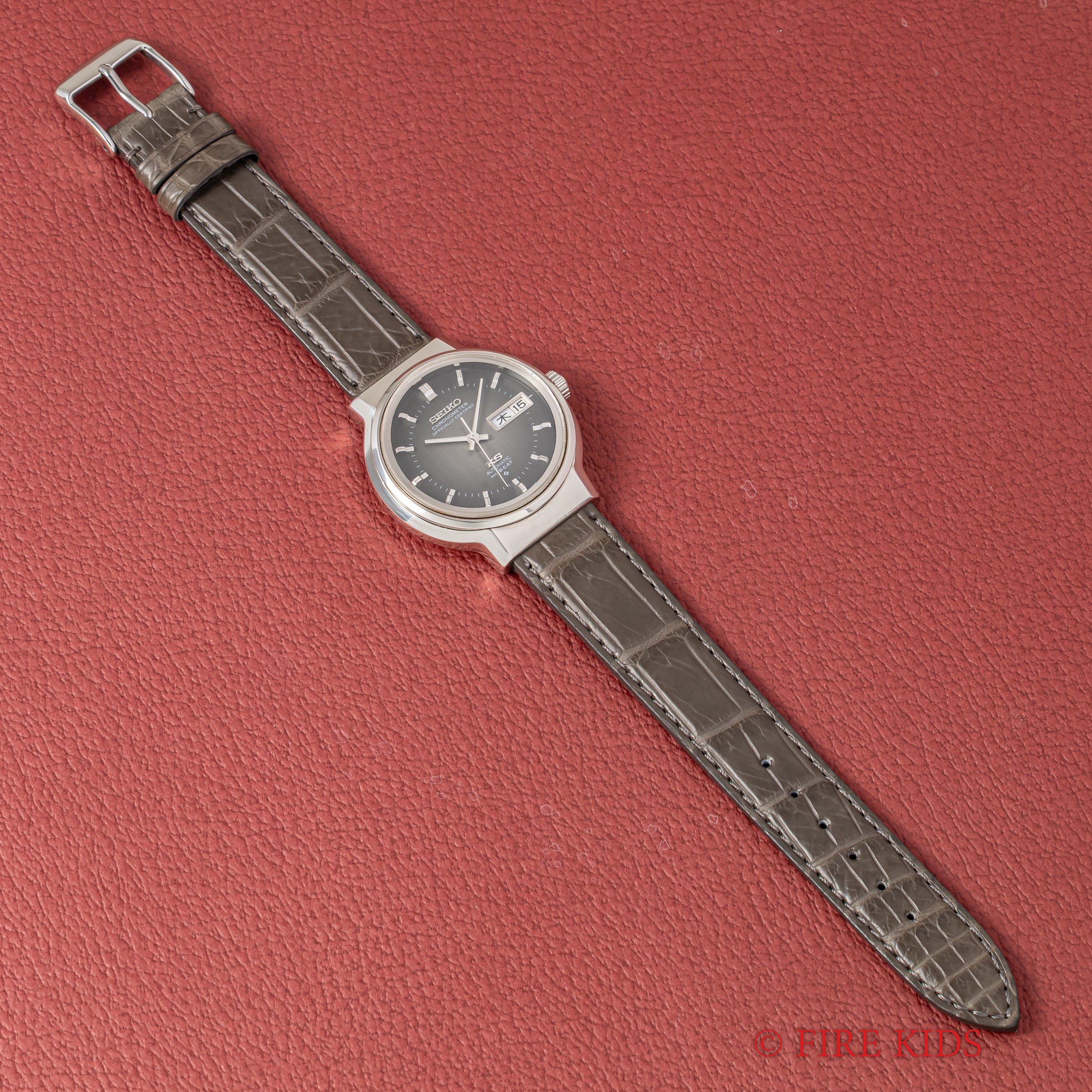 キングセイコー ハイビート 1973年製 Ref.5626‐7171 グレーグラデーションリネンダイヤル 自動巻