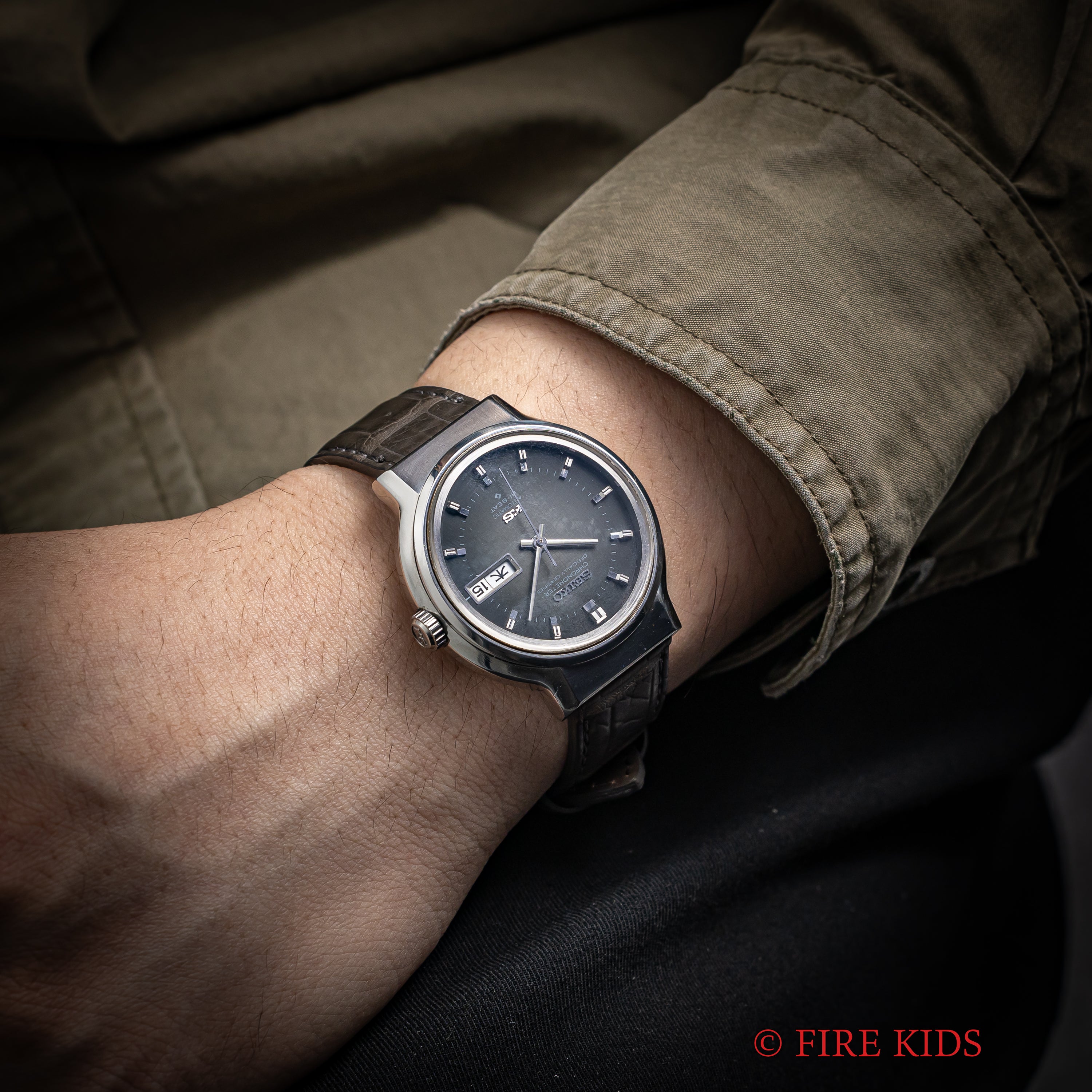 キングセイコー ハイビート 1973年製 Ref.5626‐7171 グレーグラデーションリネンダイヤル 自動巻