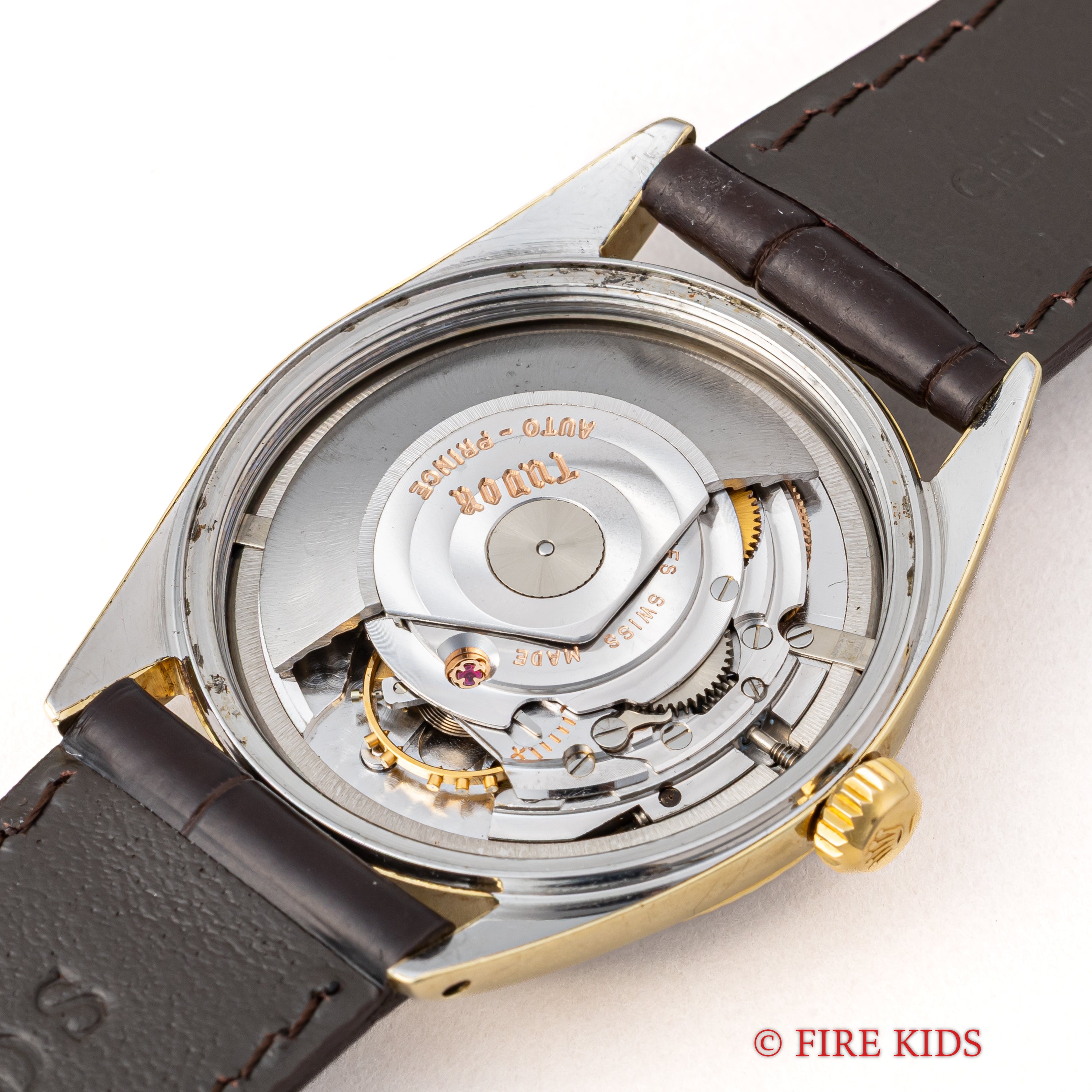 チューダー プリンスオイスターデイト 小バラ 金張り 1963年製 王冠リューズ 自動巻 フルーテッドベゼル