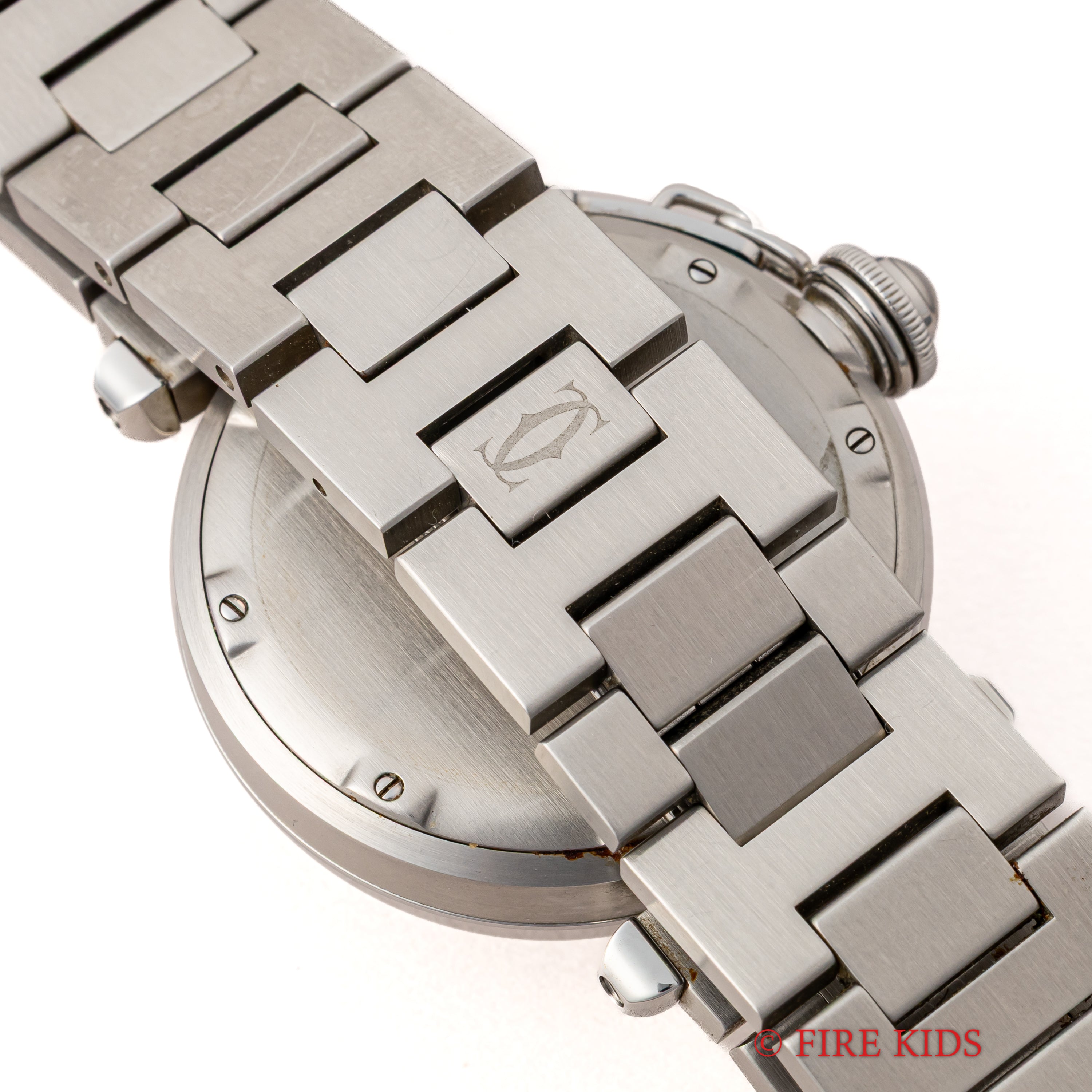 カルティエ パシャC オートマチック ブラックダイヤル 1990年代製 トリチウム