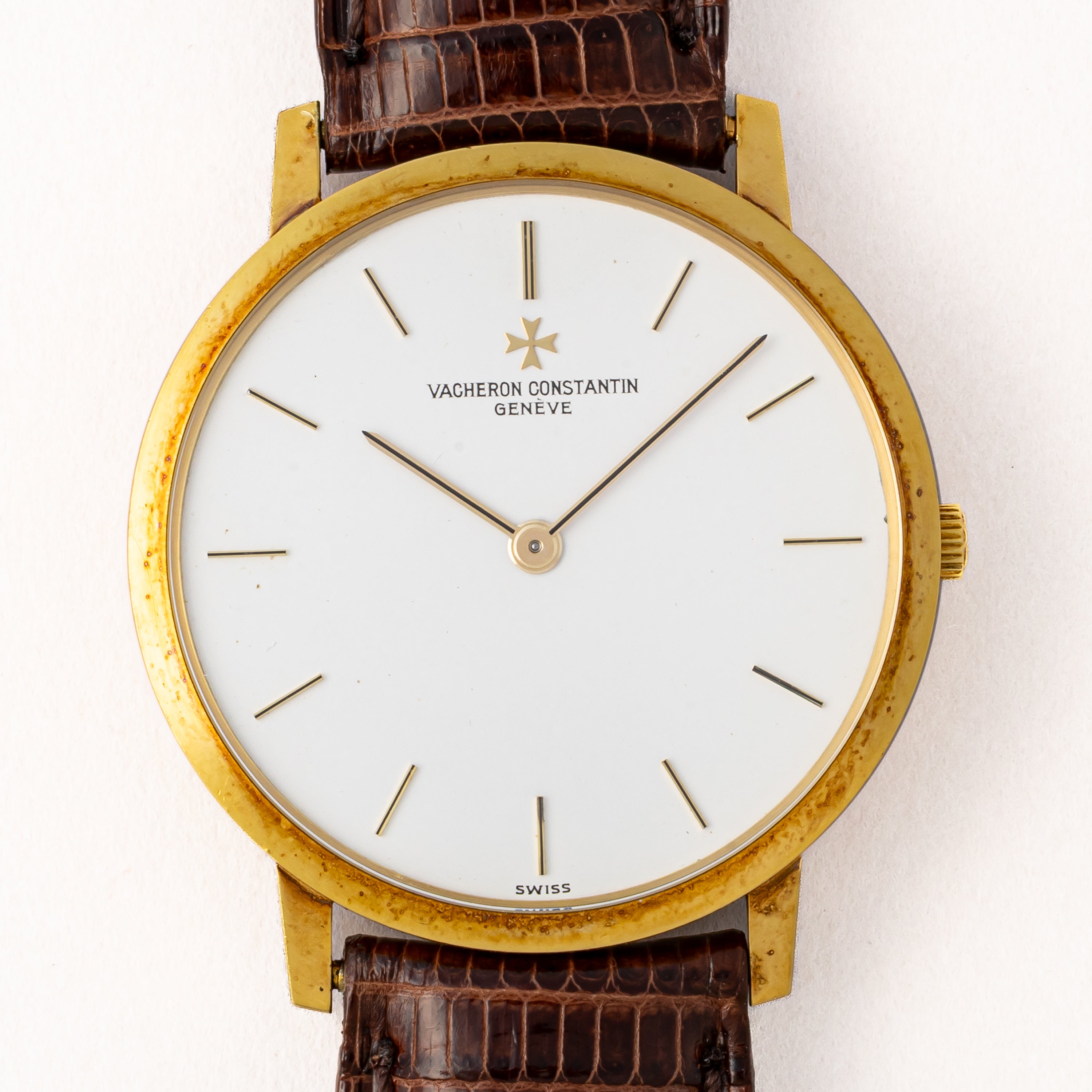 ヴァシュロン・コンスタンタン 18金無垢薄型ラウンドケース 1970年代製 手巻き Cal.1003/1 Ref.33003