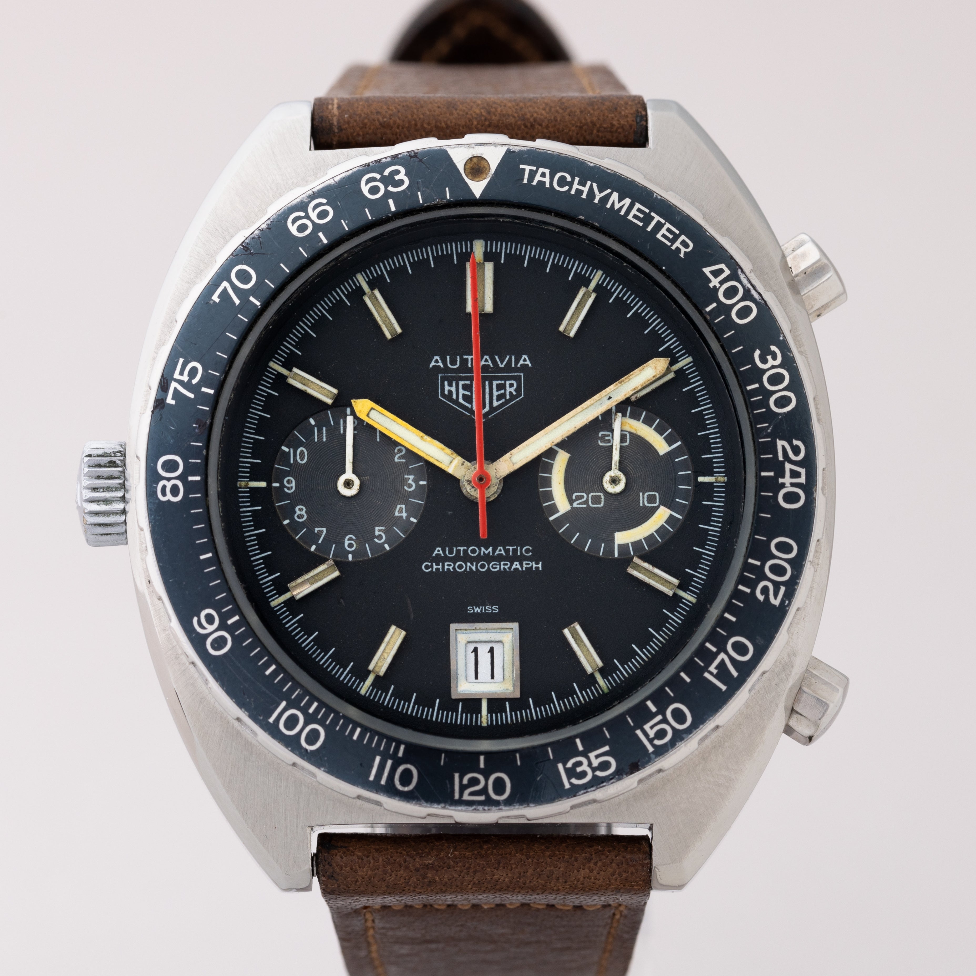 ホイヤー オータヴィア Ref.11630 クロノグラフ 1970年代 自動巻き Cal.12